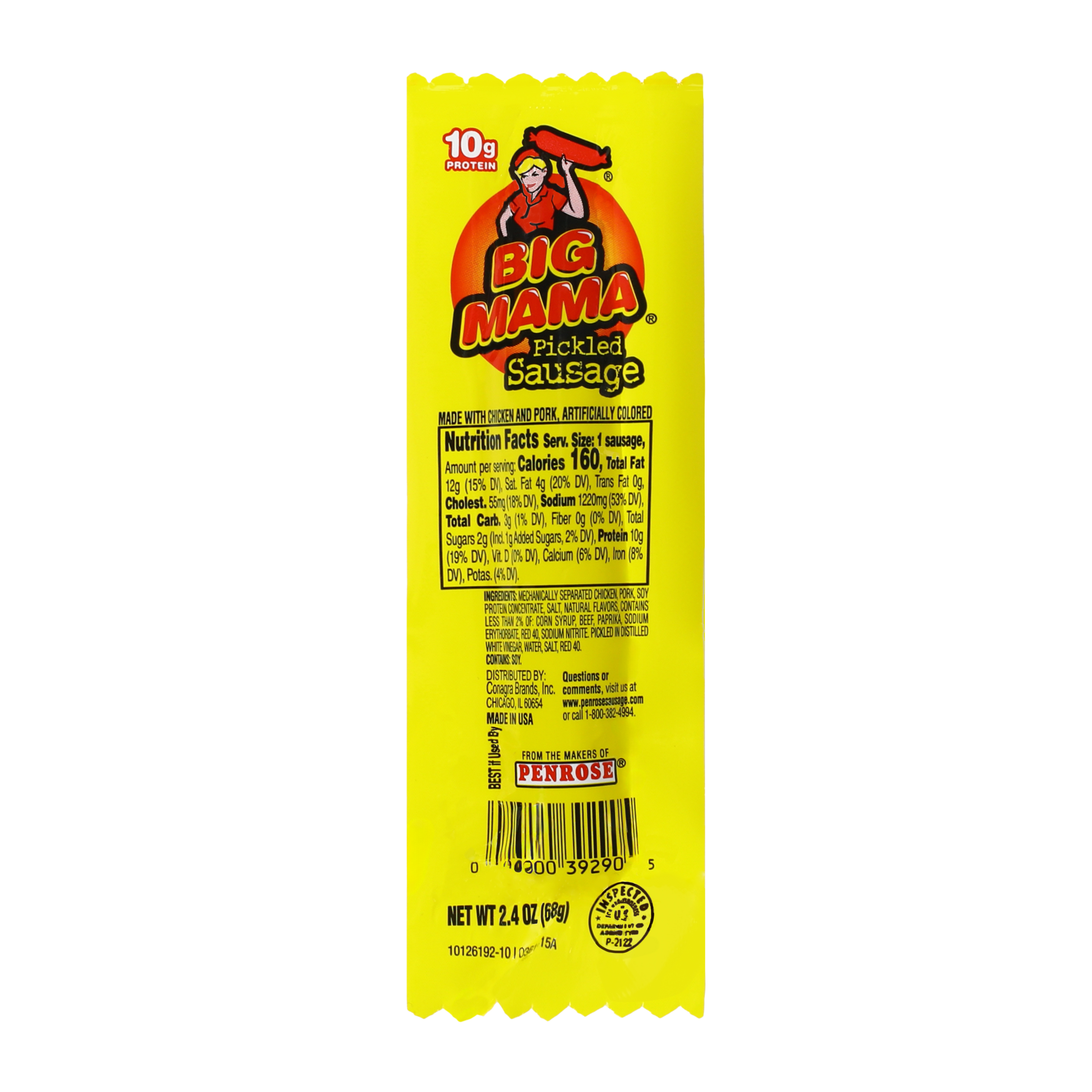 Big Mama® Pickled Sausage 2.4oz