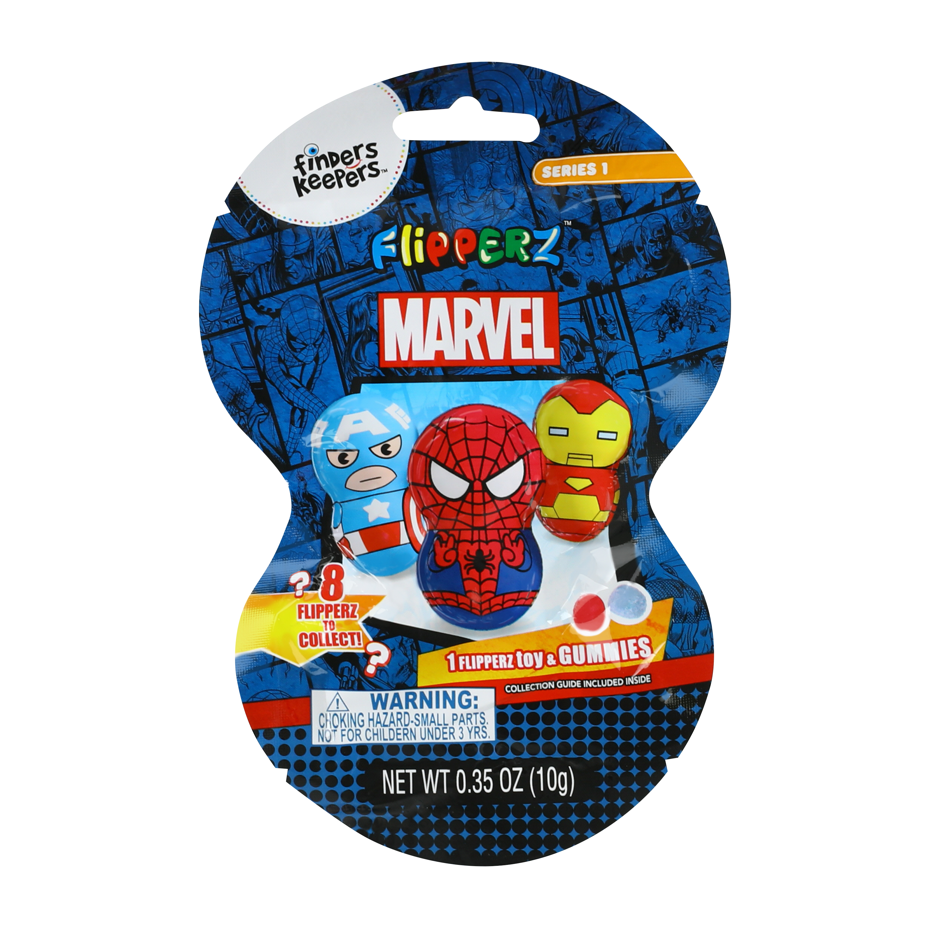 Finders Keepers™ Marvel Flipperz™ Toy & Gummies 0.3oz