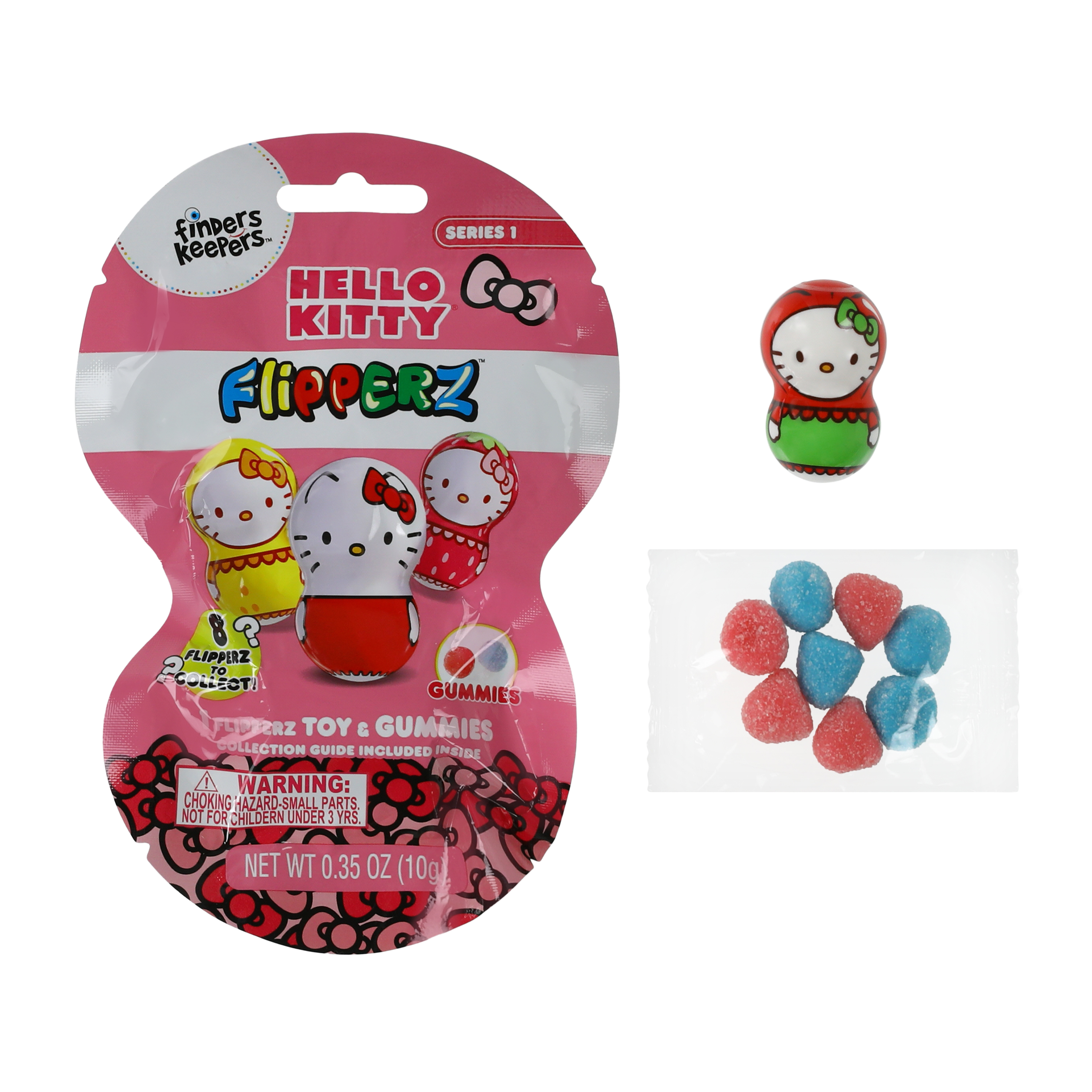 Finders Keepers™ Hello Kitty® Flipperz™ Toy & Gummies 0.3oz