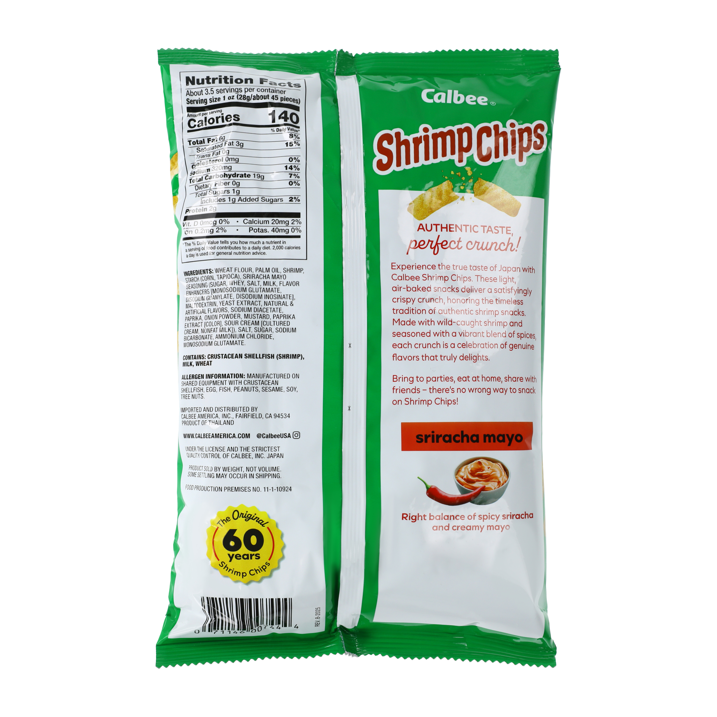 Calbee® Sriracha Mayo Shrimp Chips