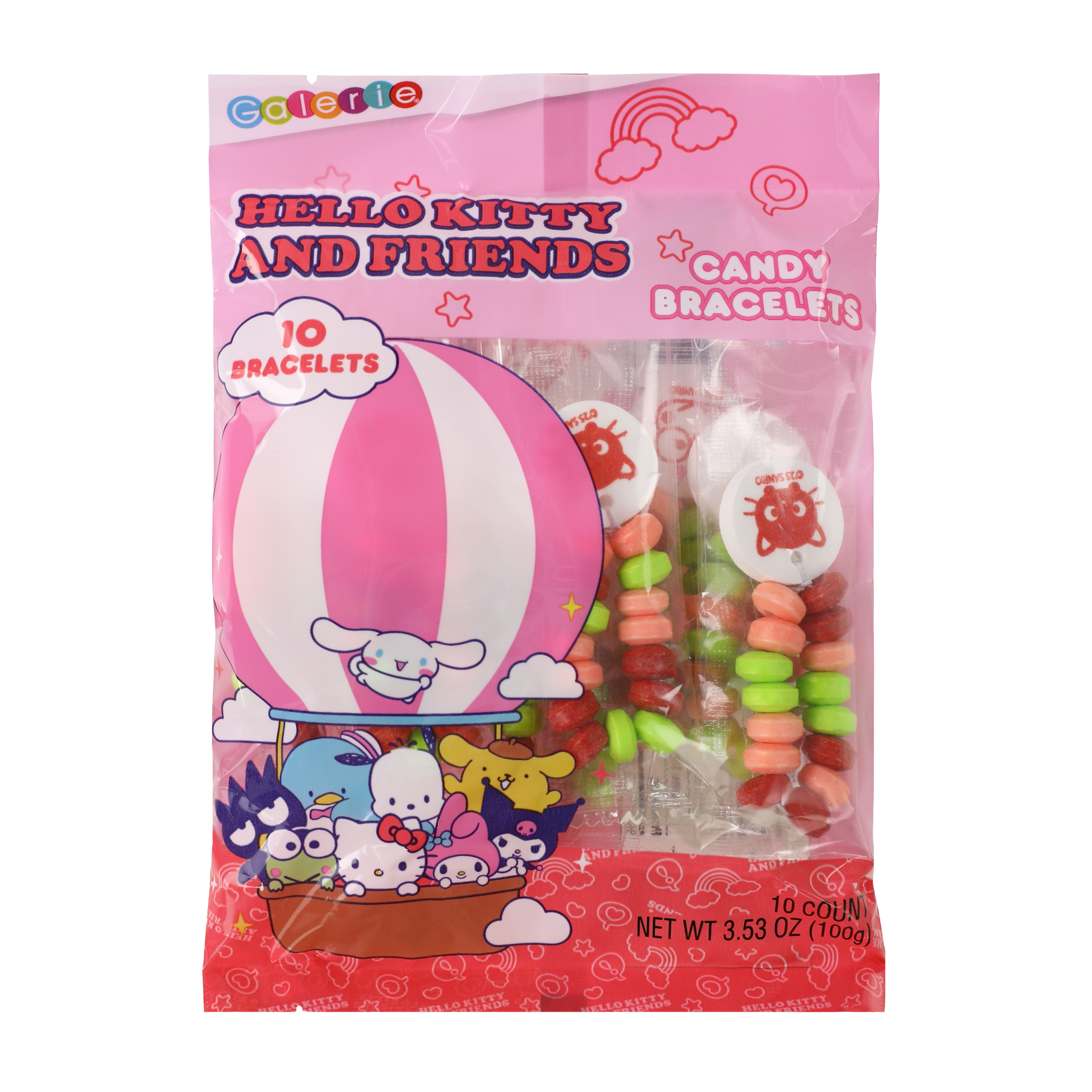 Hello Kitty And Friends® Candy Bracelets 10-Pack 3.5oz