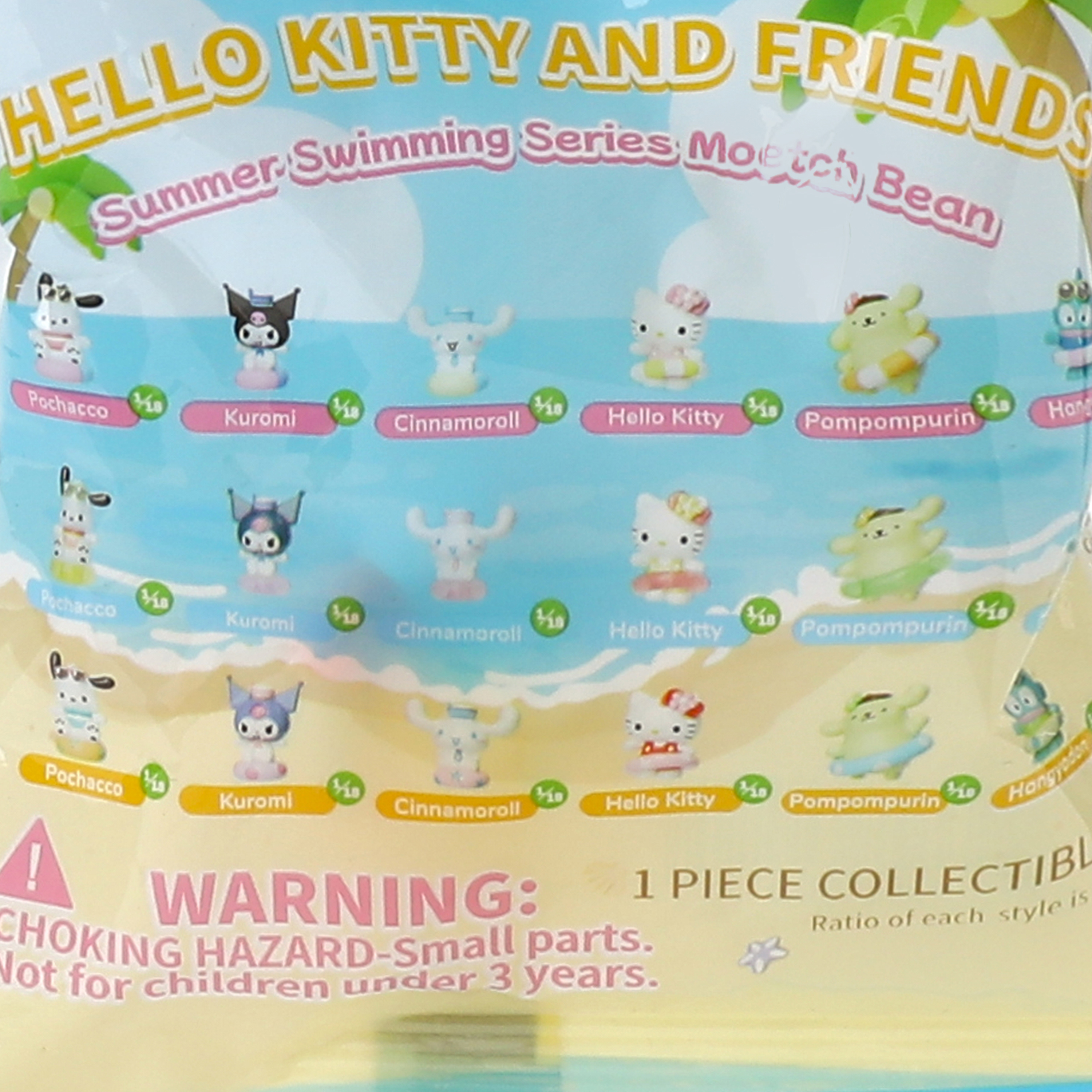Hello Kitty And Friends® Summer Swimming Series Moetch Bean (Styles May Vary)