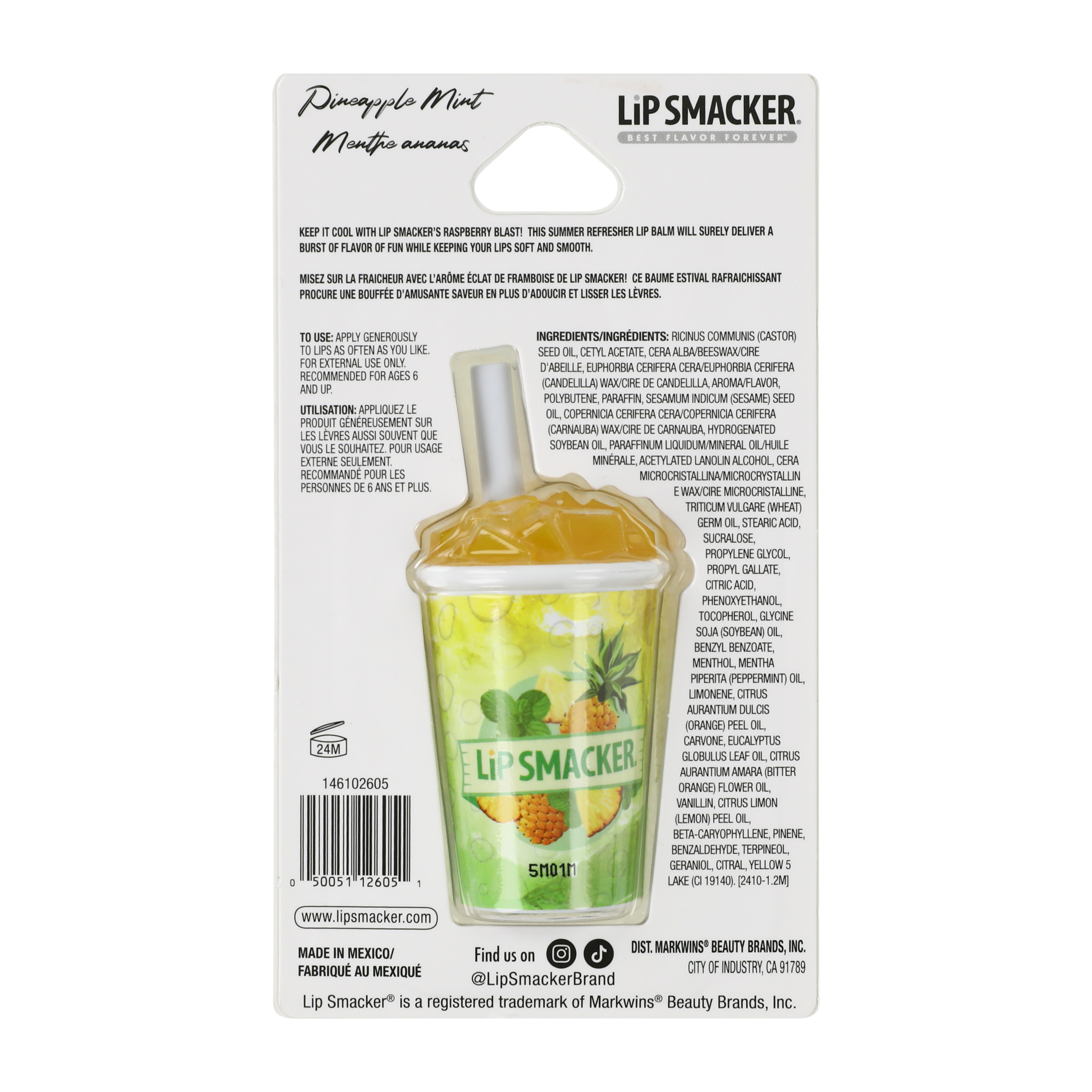 Lip Smacker® Pineapple Mint Lip Balm 0.2oz