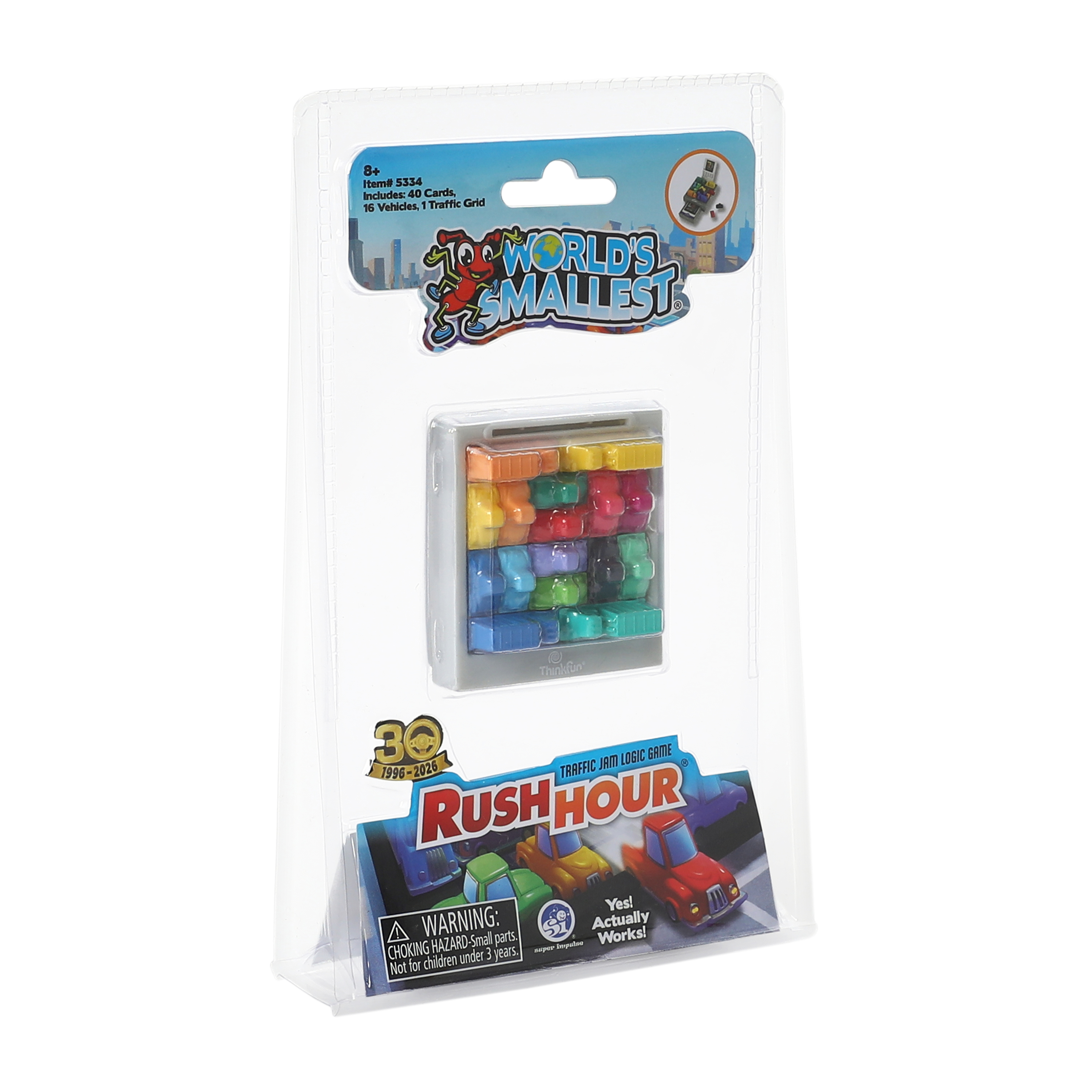 World's Smallest® Rush Hour Traffic Jam Logic Game