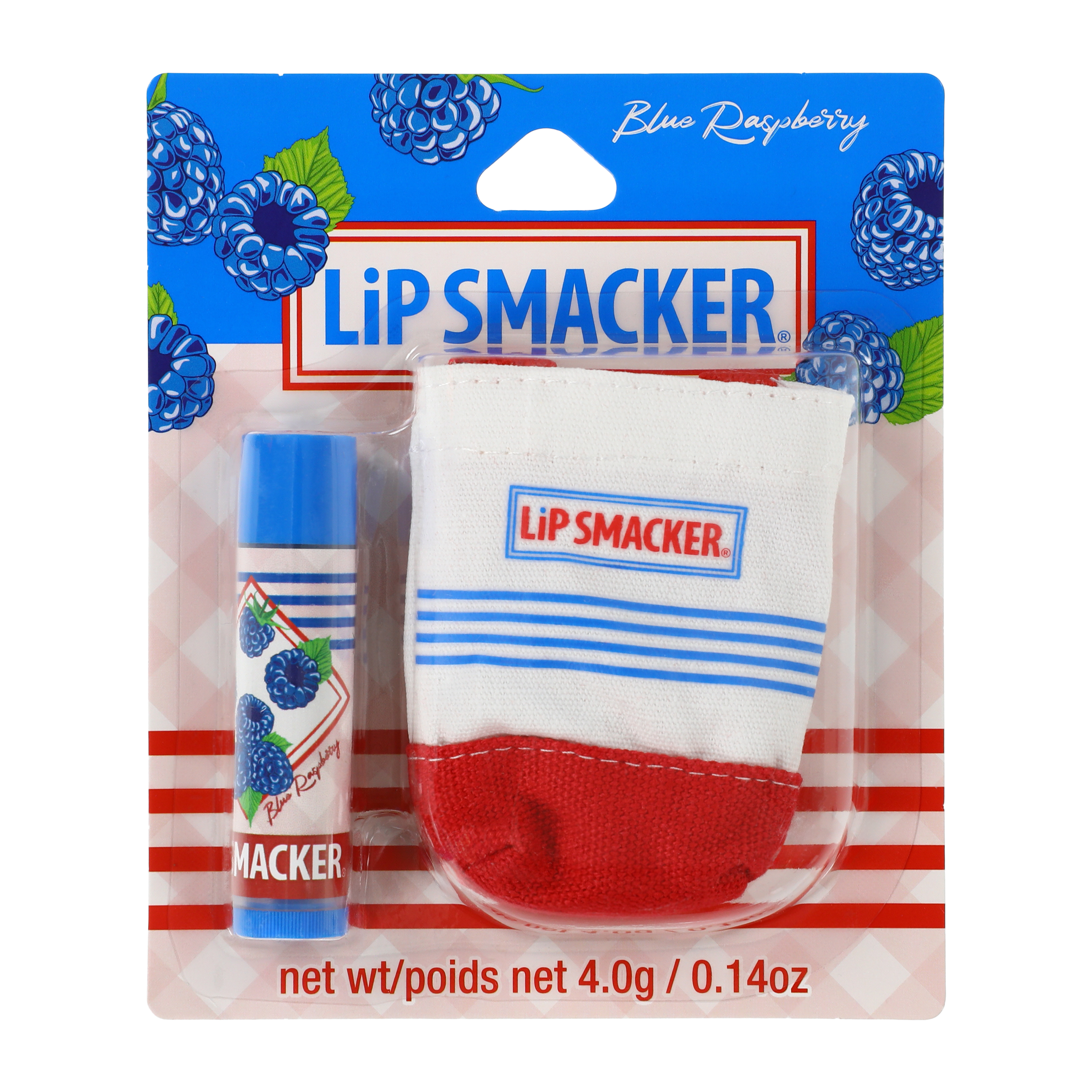 Lip Smacker® Blue Raspberry Lip Balm & Tote Bag Set