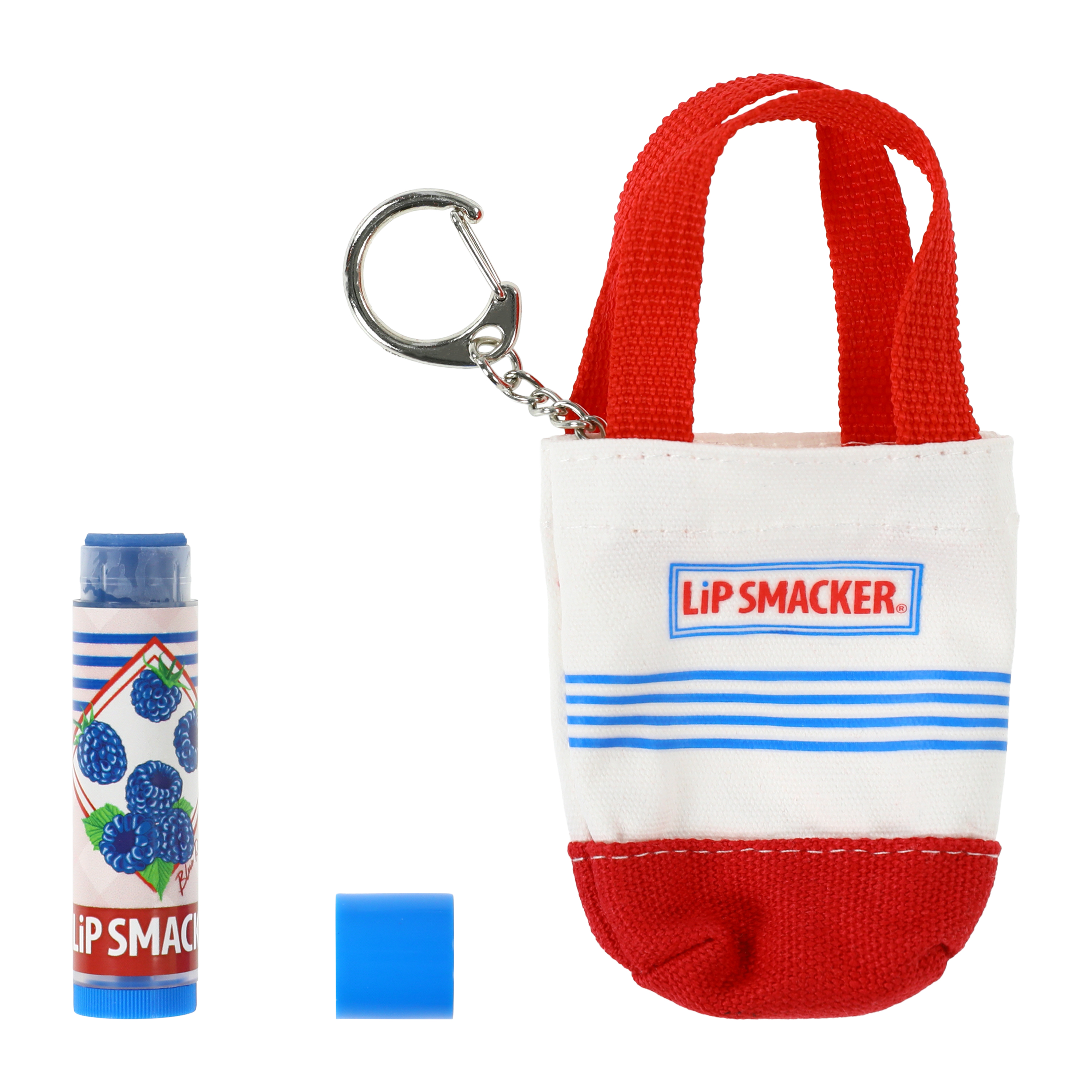 Lip Smacker® Blue Raspberry Lip Balm & Tote Bag Set