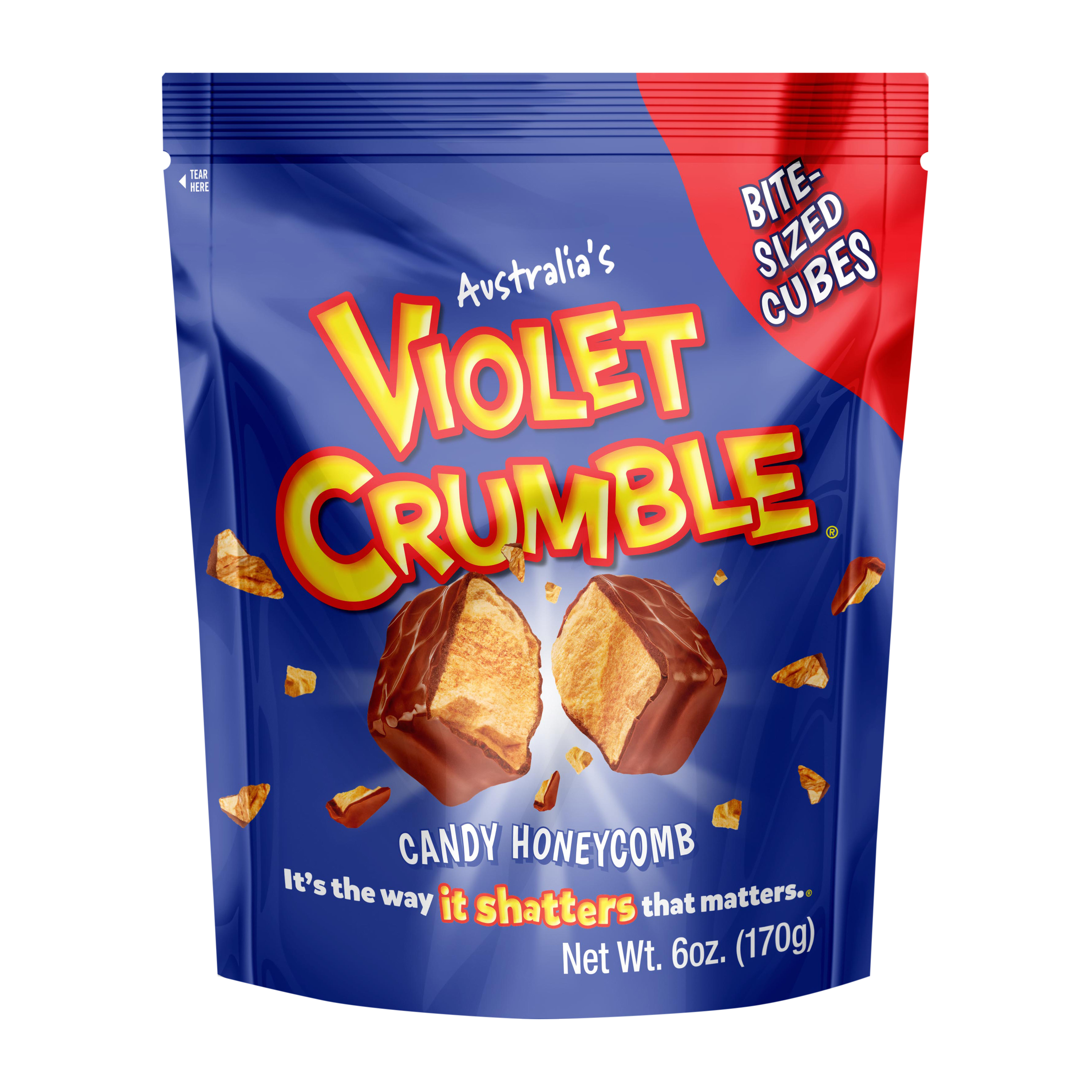 Violet Crumble® Candy Honeycomb Cubes 6oz