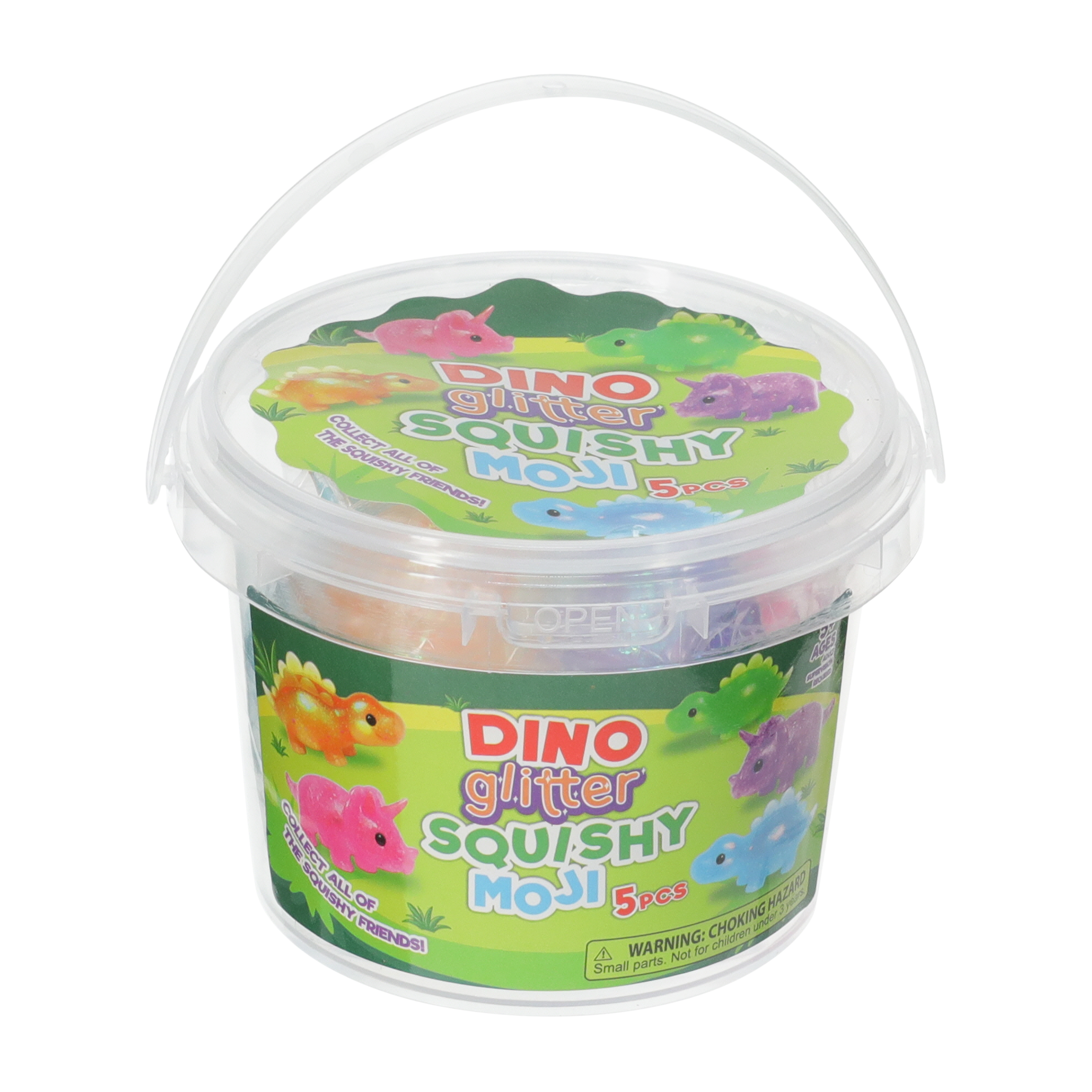 Glitter Squishy Moji 5-Pack | Five Below