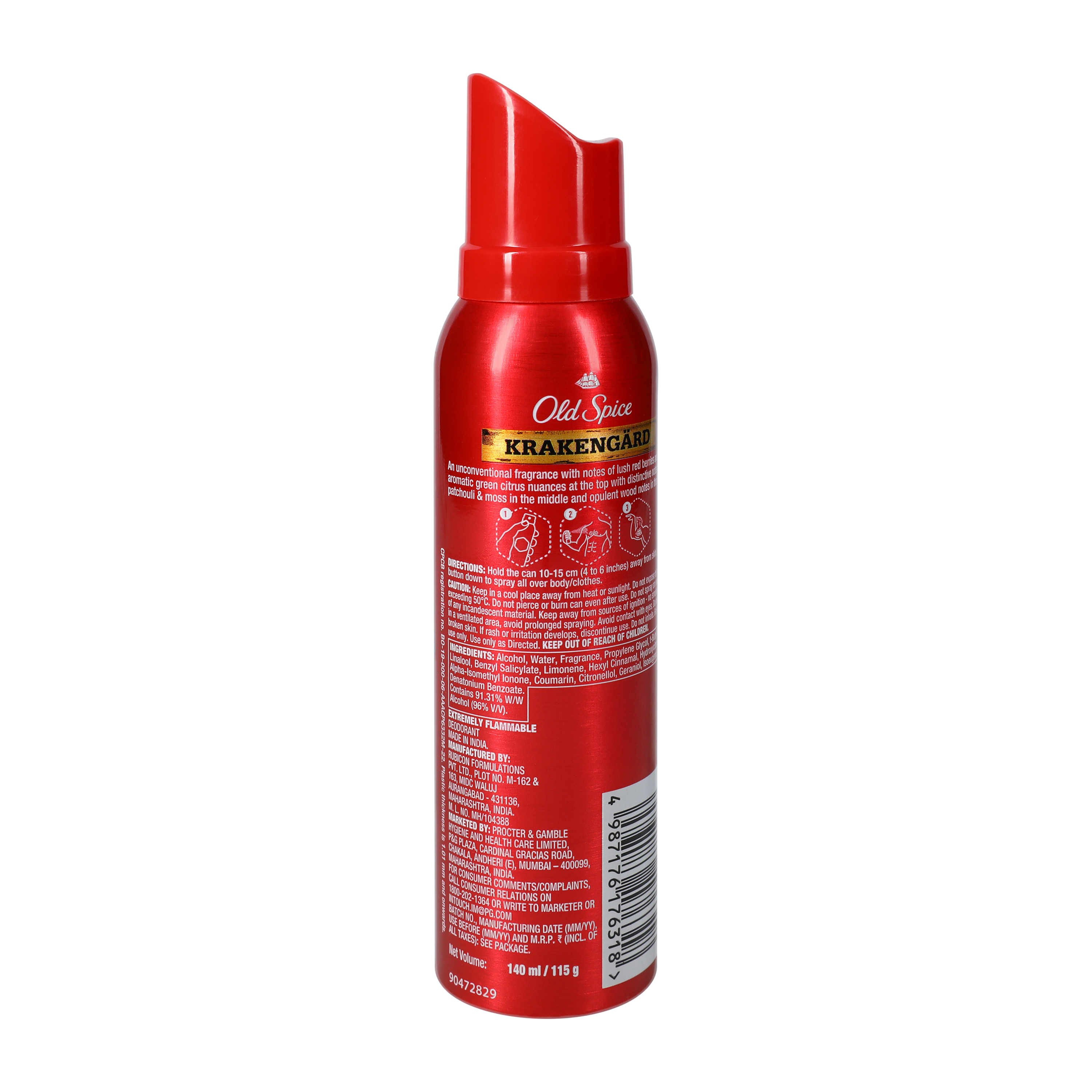 Old Spice Krakengard Deodorant Body Spray 5oz