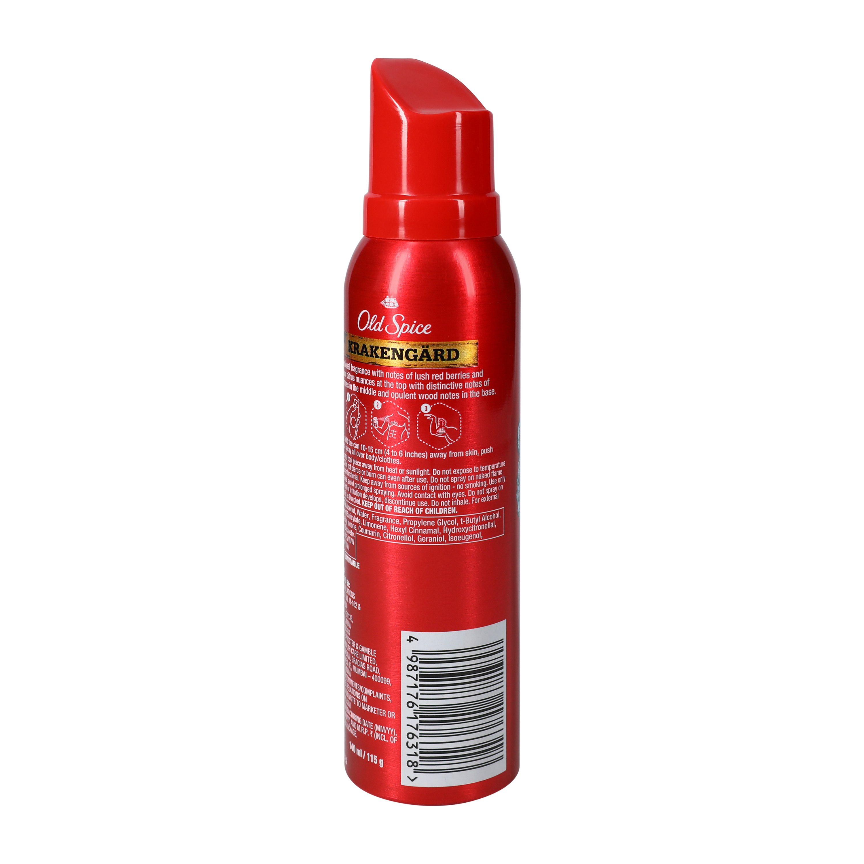 Old Spice Krakengard Deodorant Body Spray 5oz