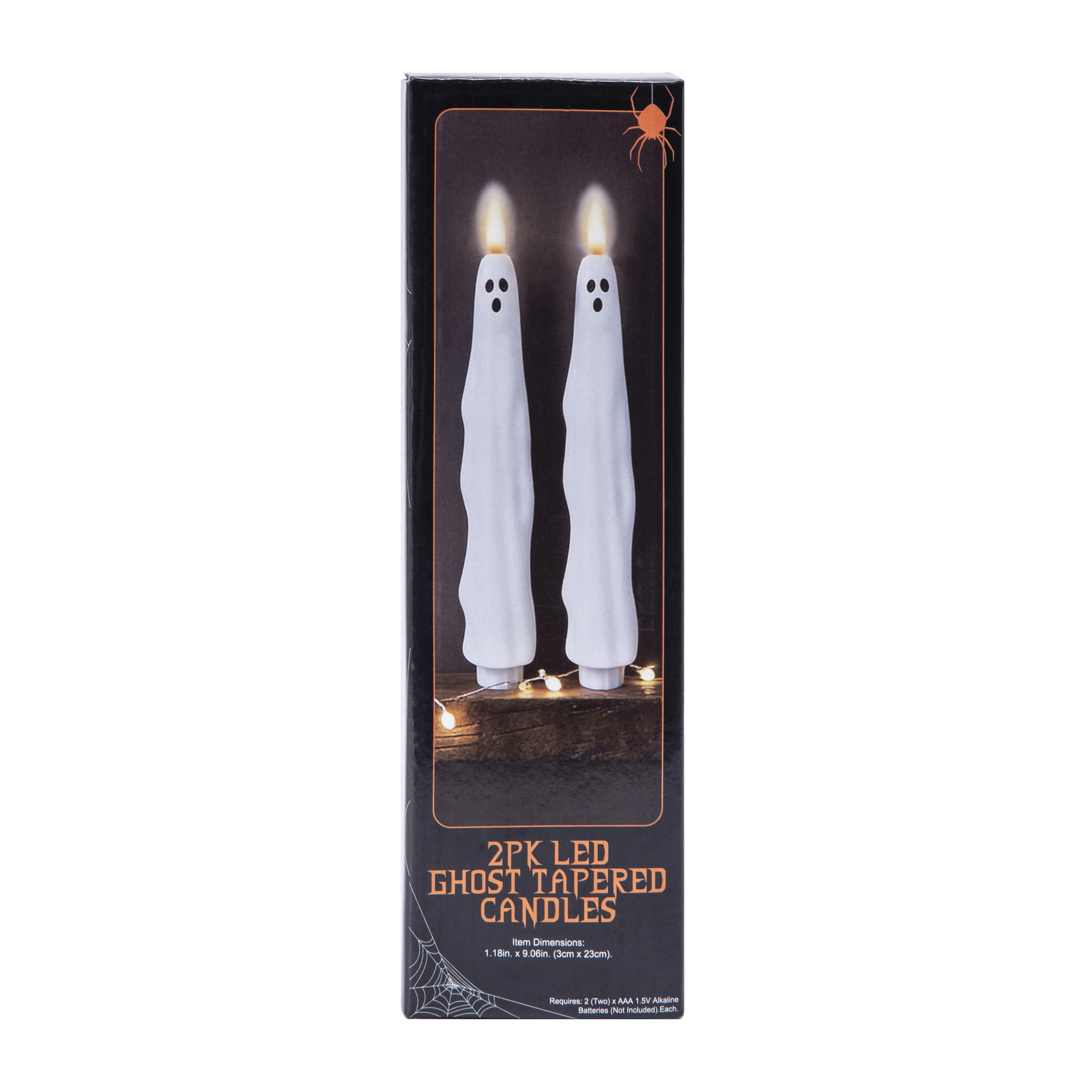 Velas LED Fantasma Conicas 2-Pack pa un Ambiente de Miedo Bacano 5