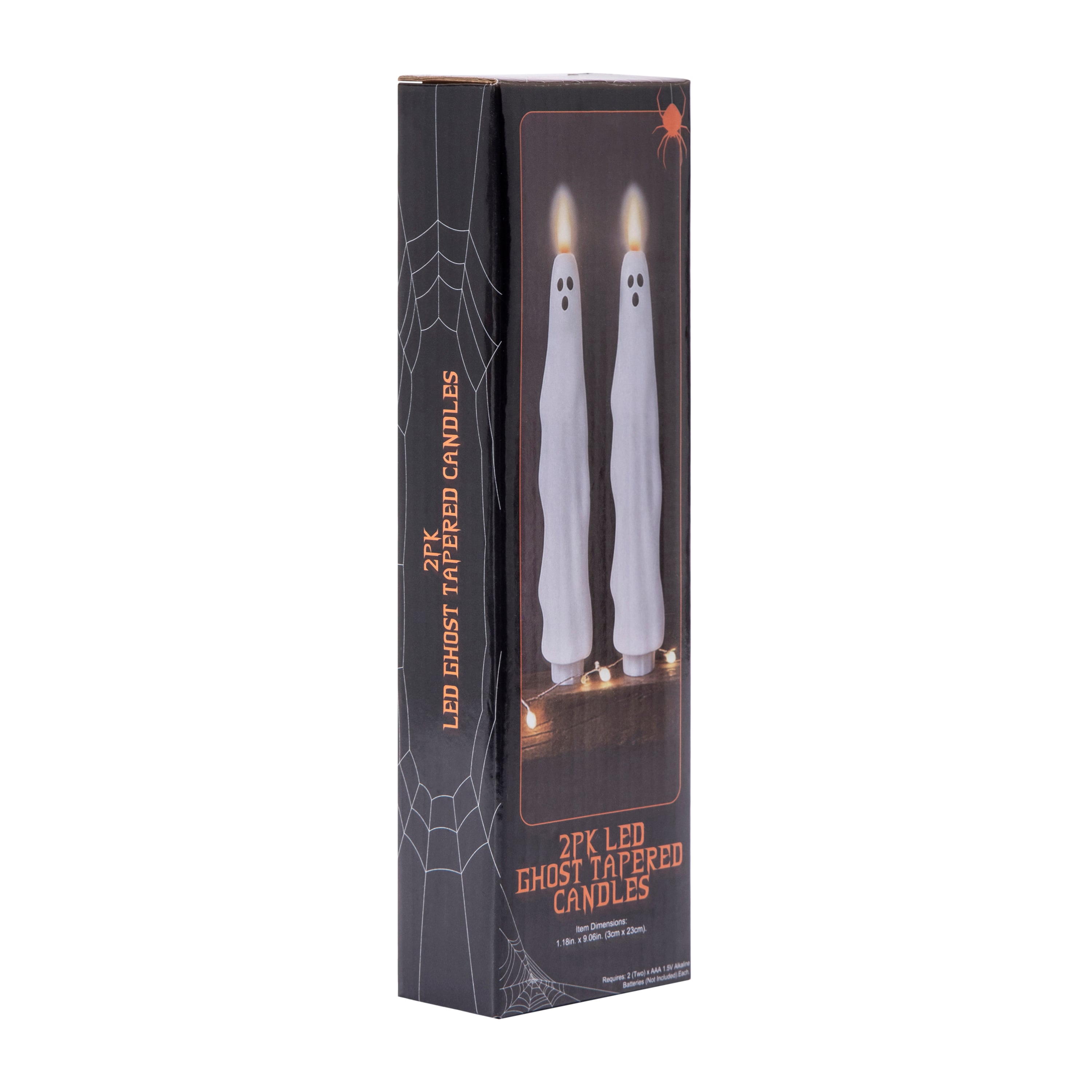 Velas LED Fantasma Conicas 2-Pack pa un Ambiente de Miedo Bacano 6