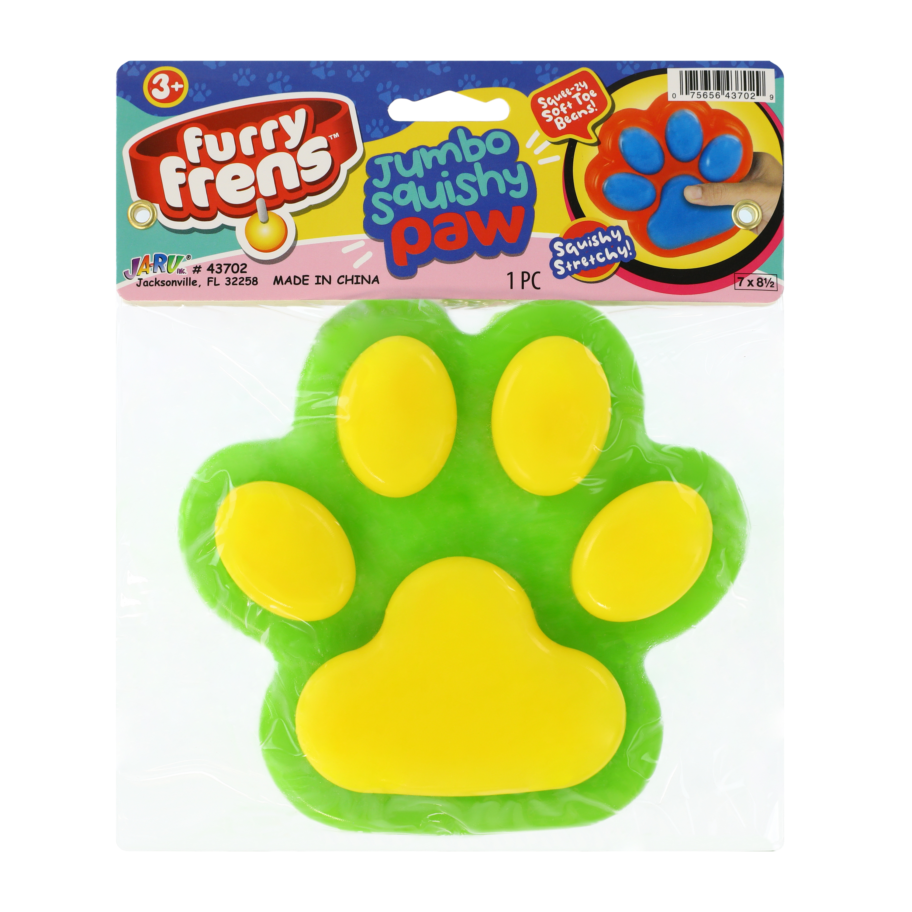 Furry Frens™ Jumbo Squishy Paw Toy (Styles May Vary)
