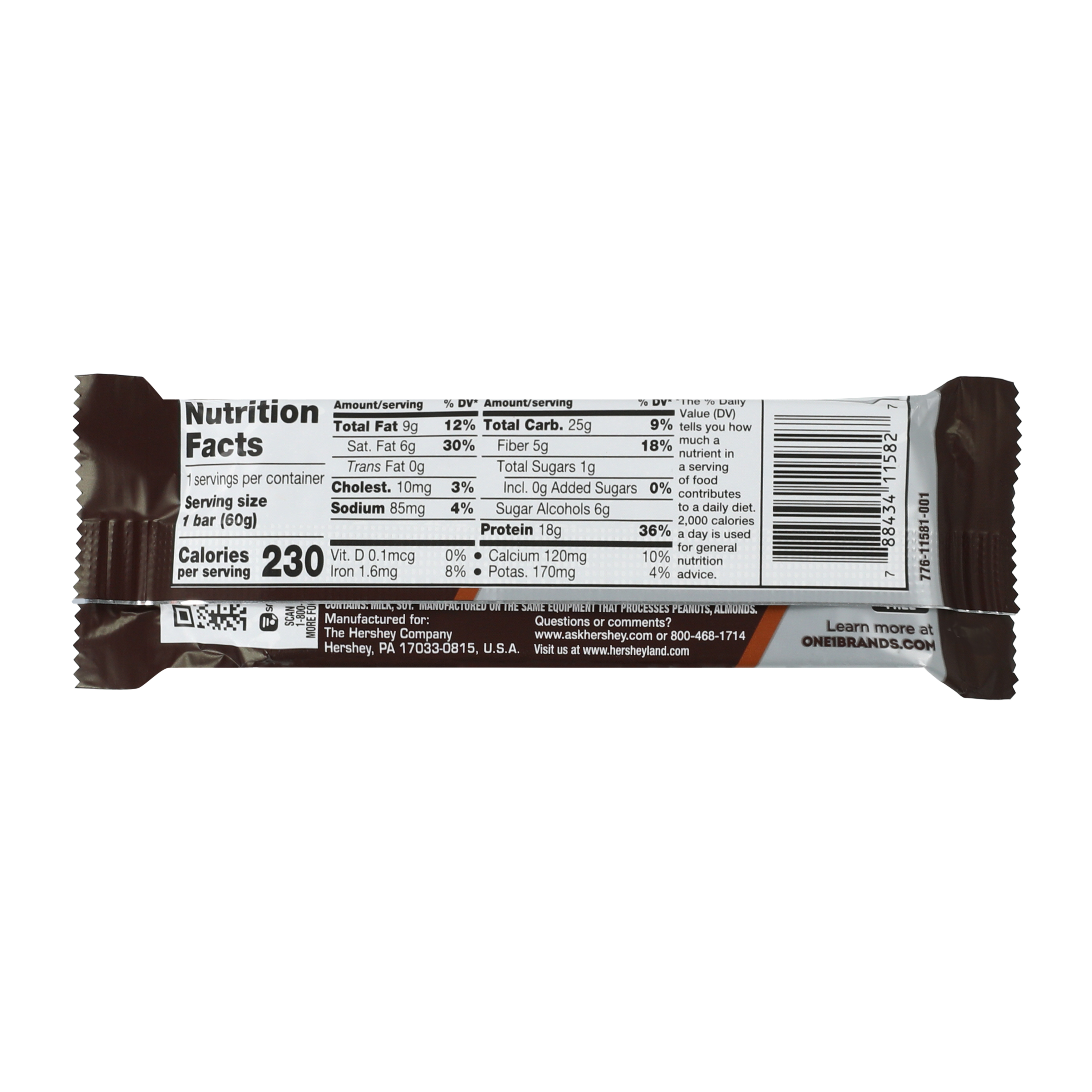 Hershey's One Double Chocolate 2.1oz