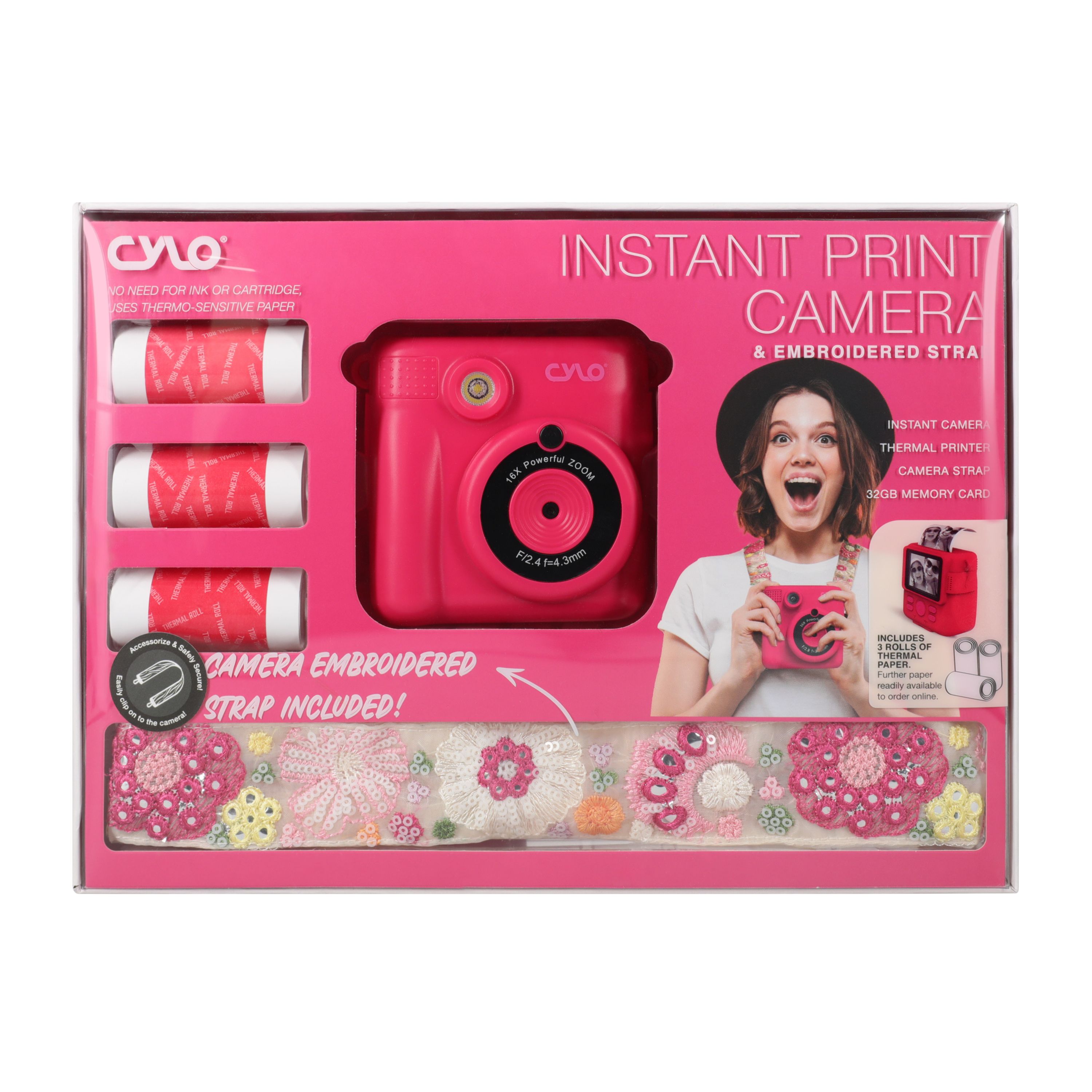 Cylo® Instant Print Camera Set