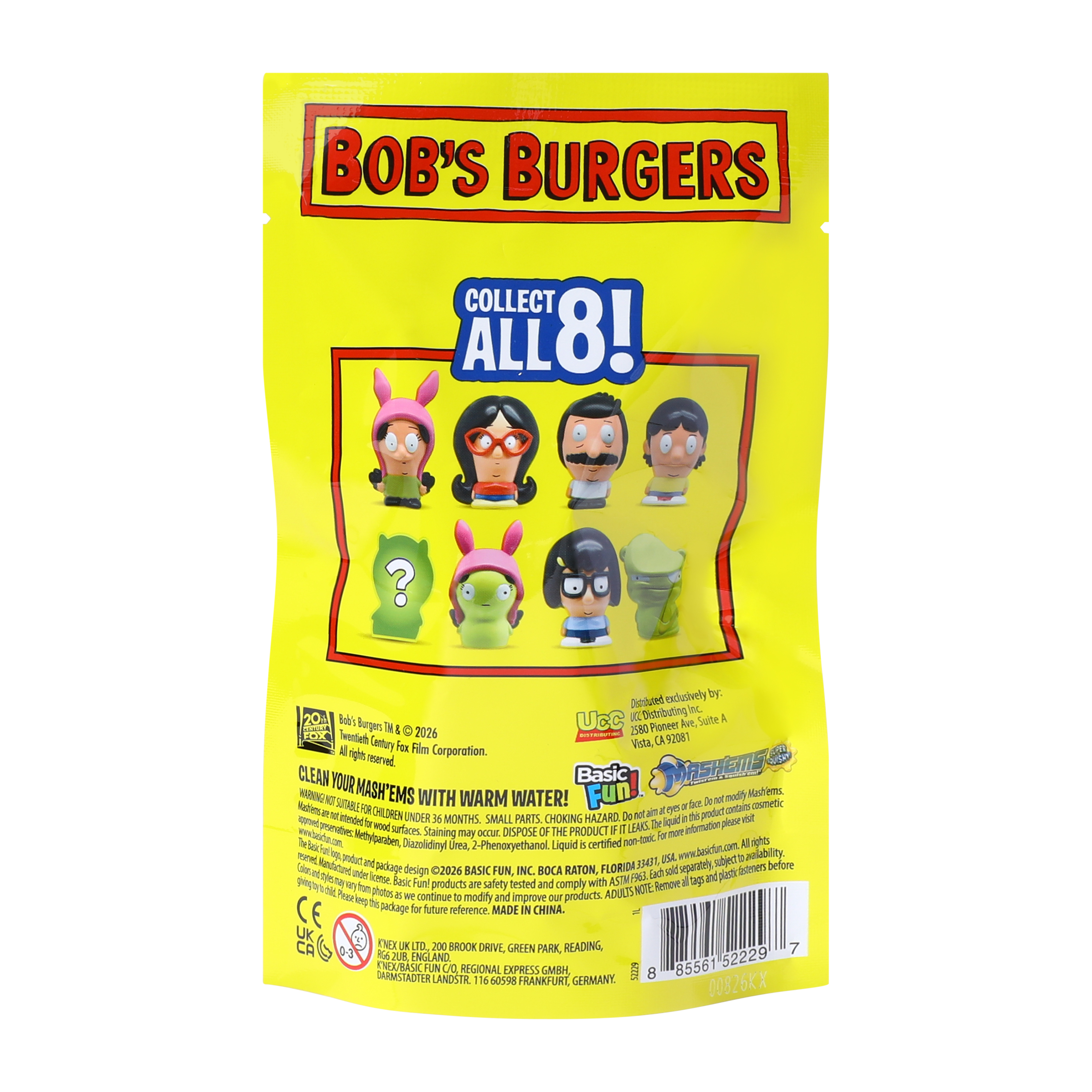 Bob's Burgers Mash'ems™ Mystery Collectible (Styles May Vary)