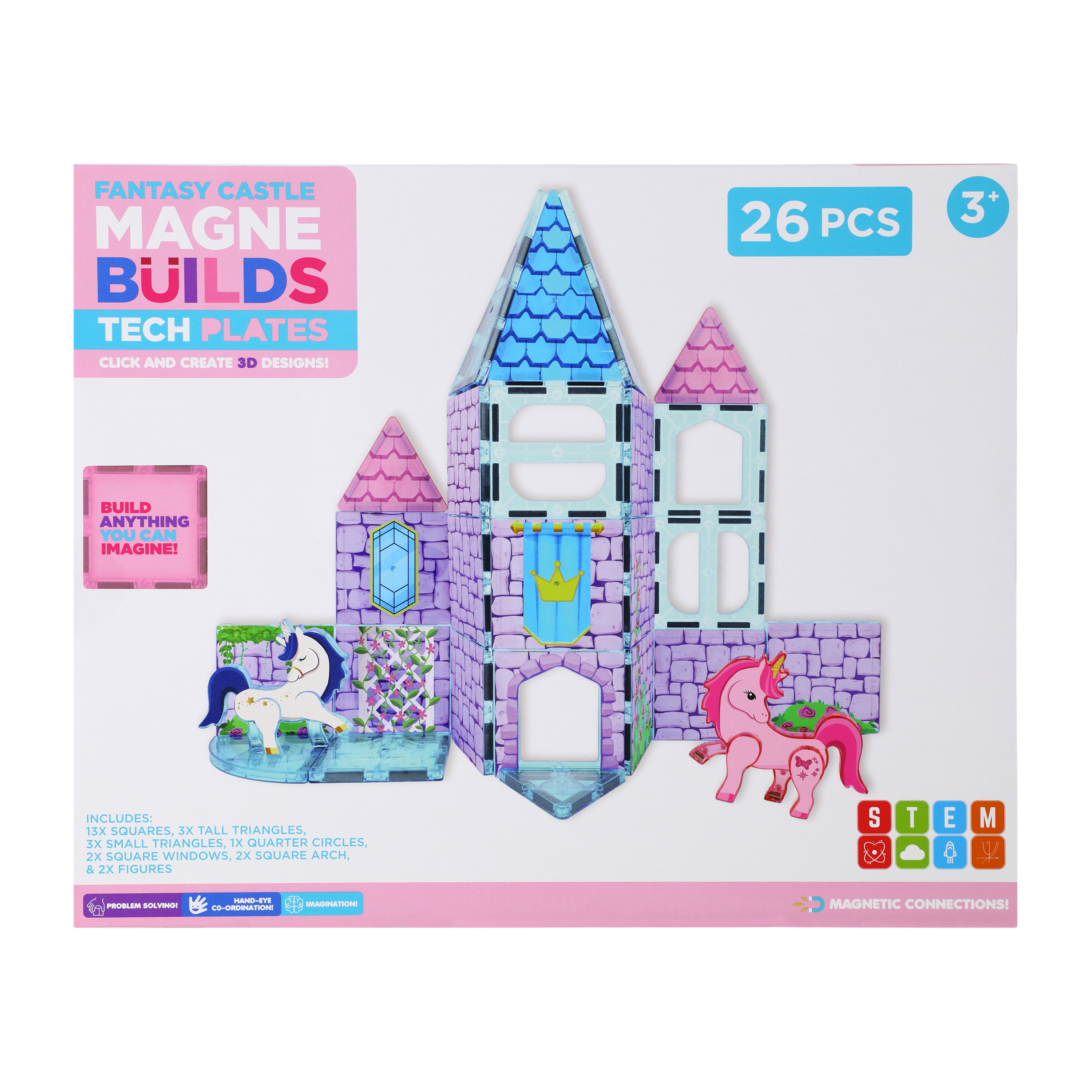 Magne Builds Tech Plates Build Set 26-Pieces