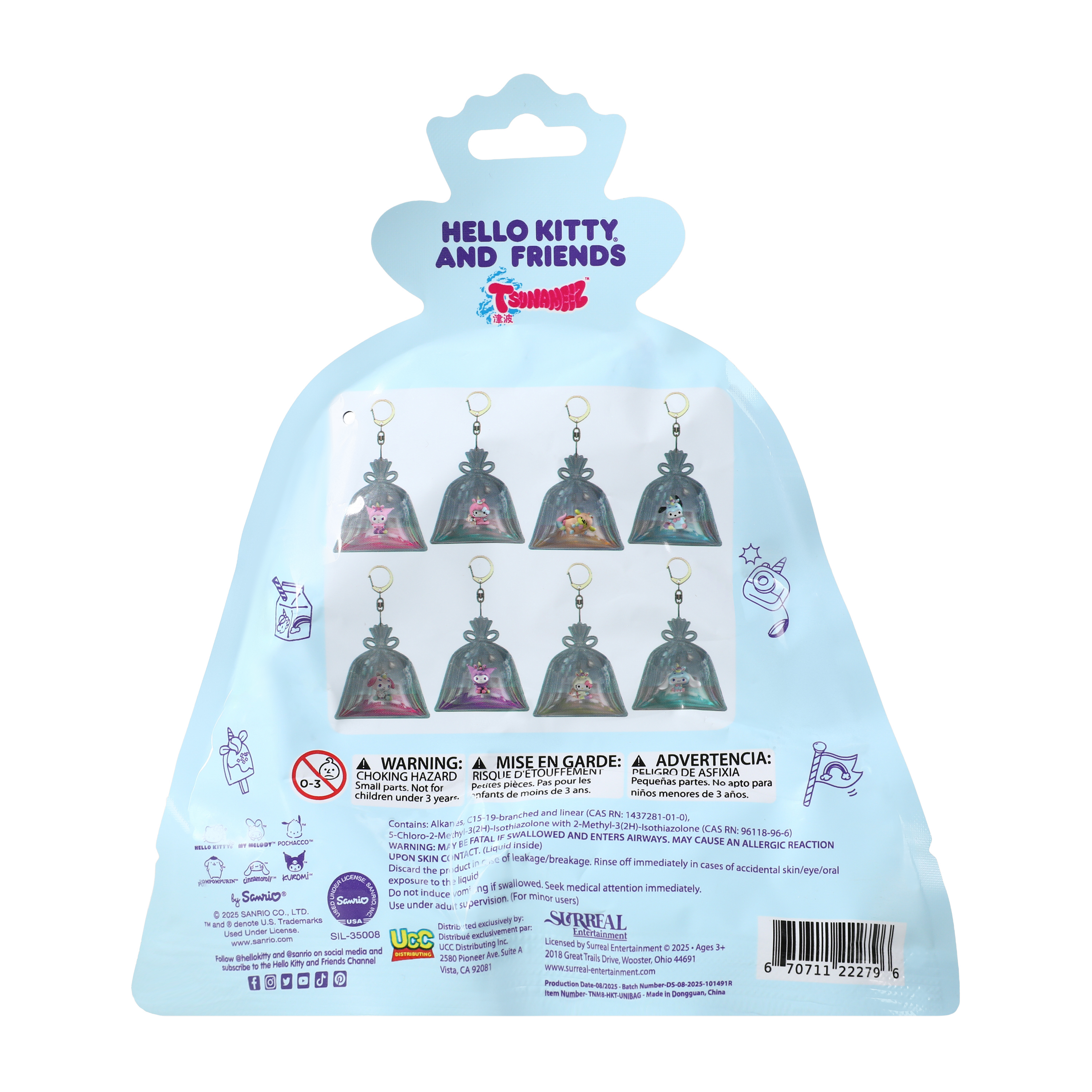 Hello Kitty And Friends® Tsunameez™ Blind Bag Toy (Styles May Vary)