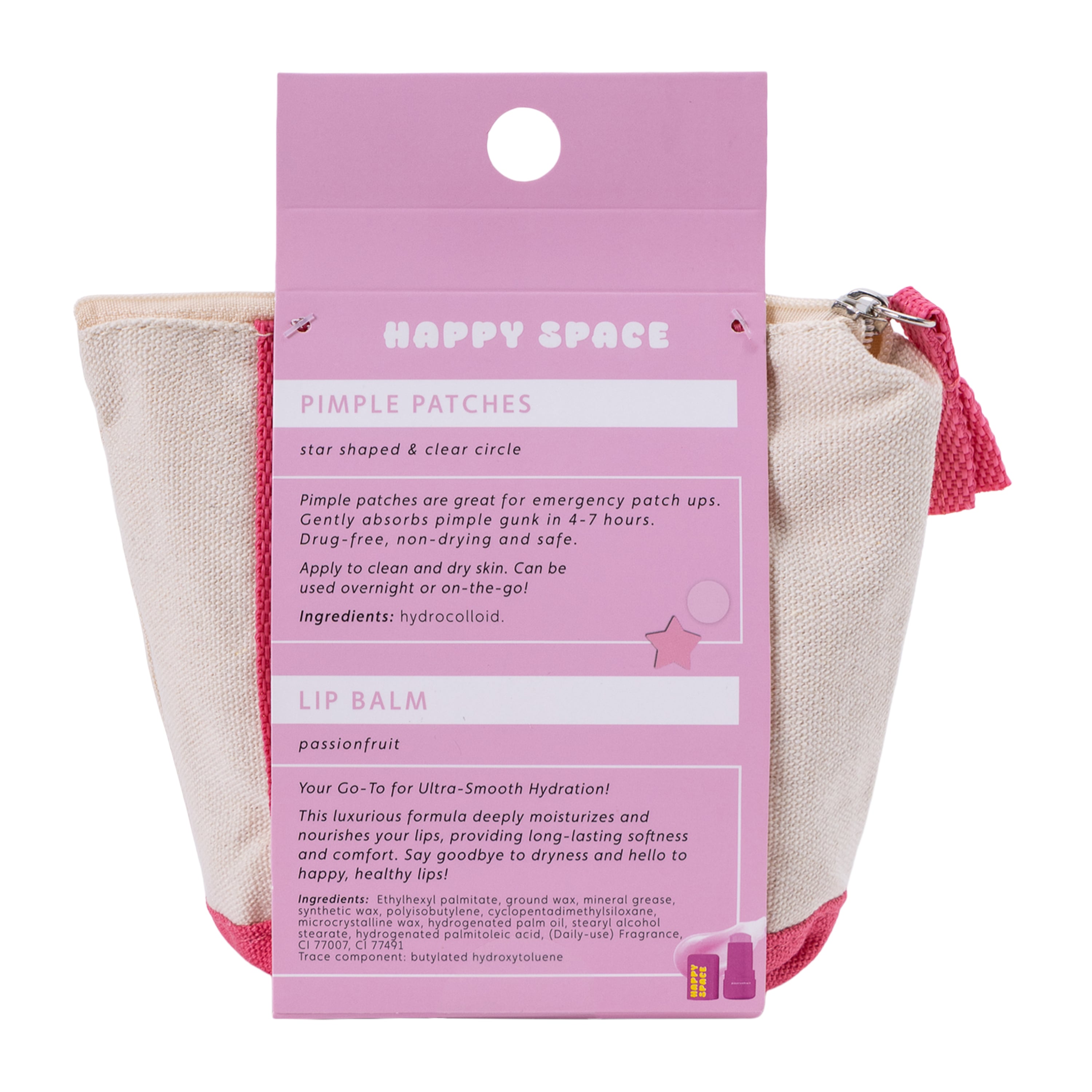 Kit de Belleza Happy Space 54 Piezas - Parches de Estrellita y Balsamo Labial 6