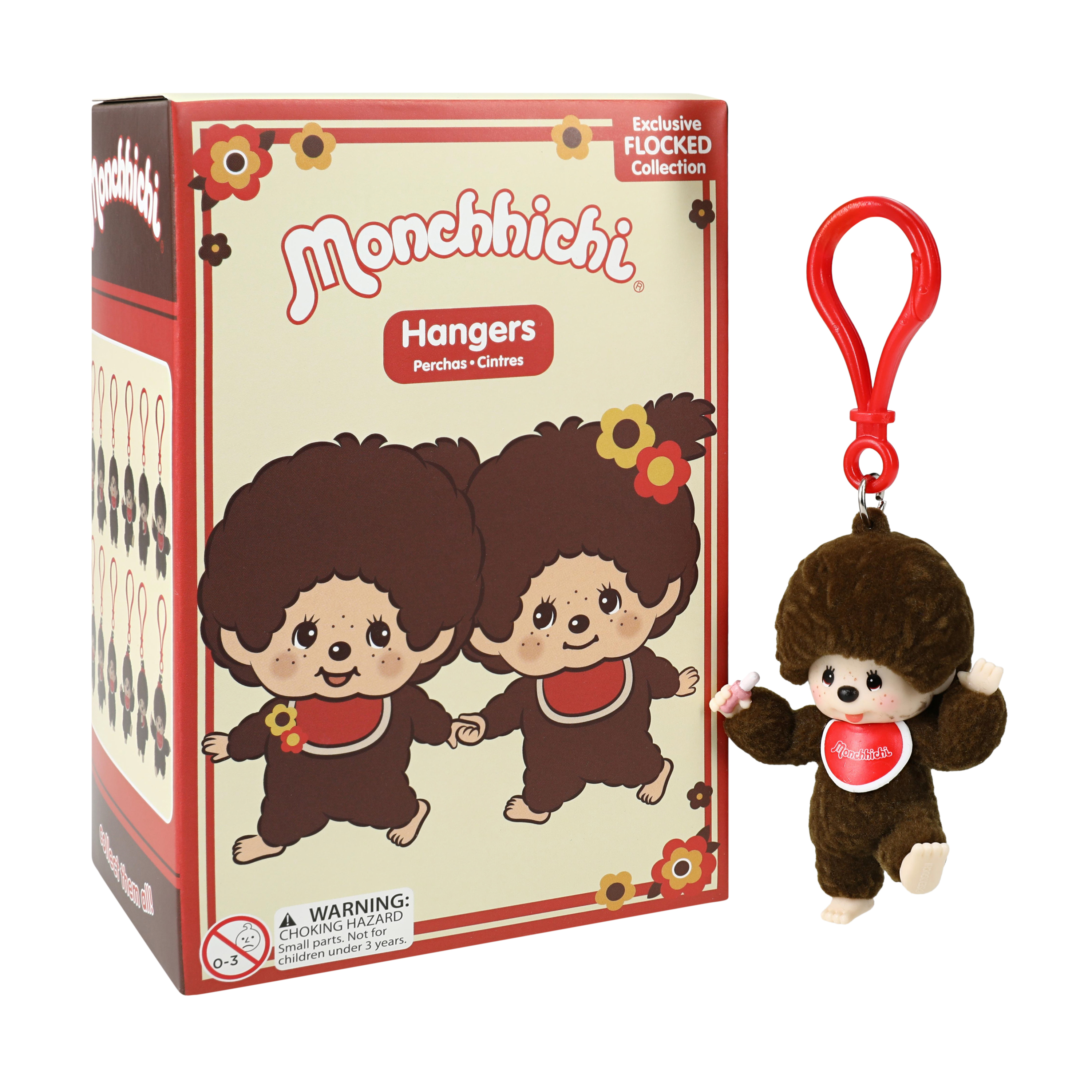Monchhichi® Hangers Exclusive Flocked Collection (Styles May Vary)