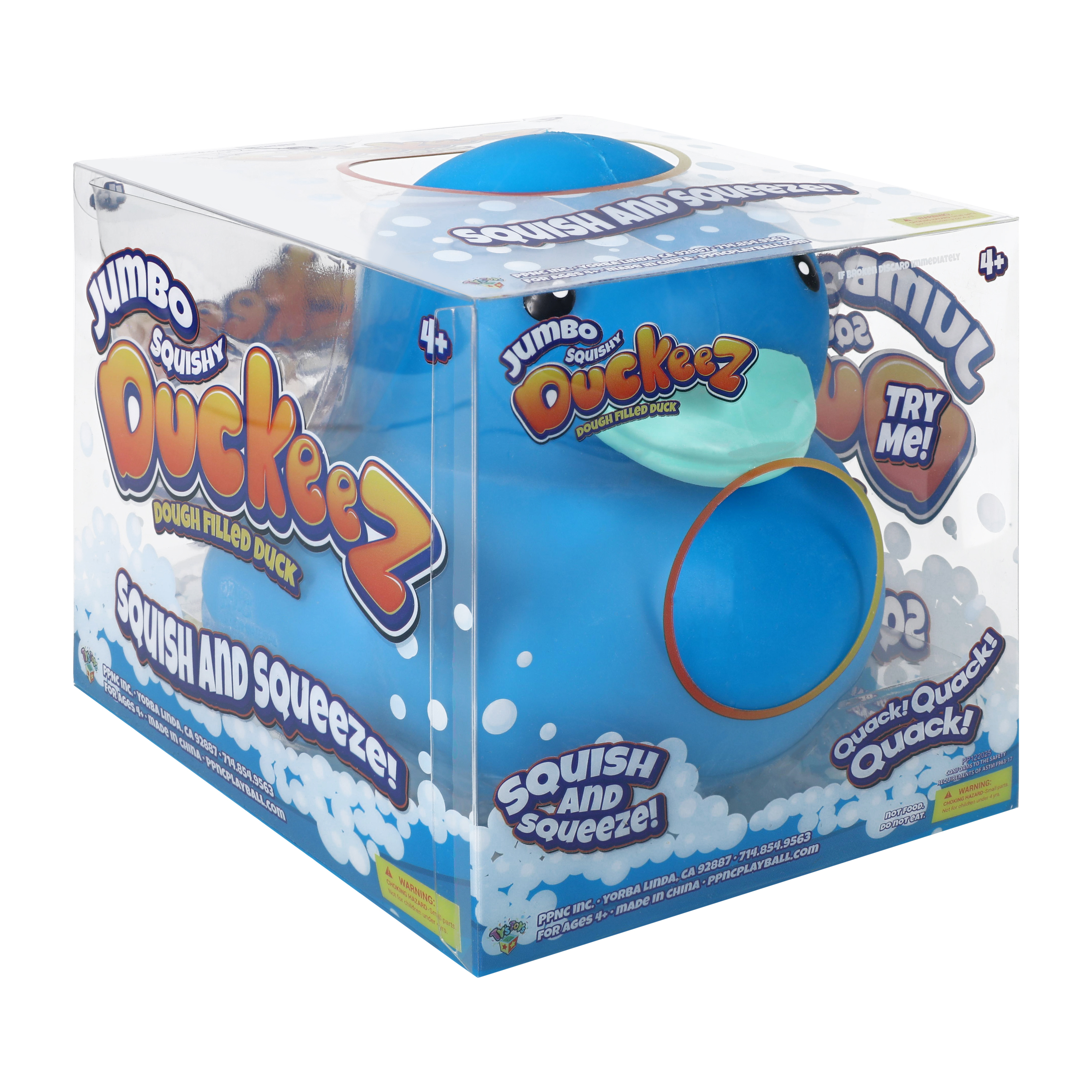 Jumbo Squishy Duckeez Duck Toy (Styles May Vary)