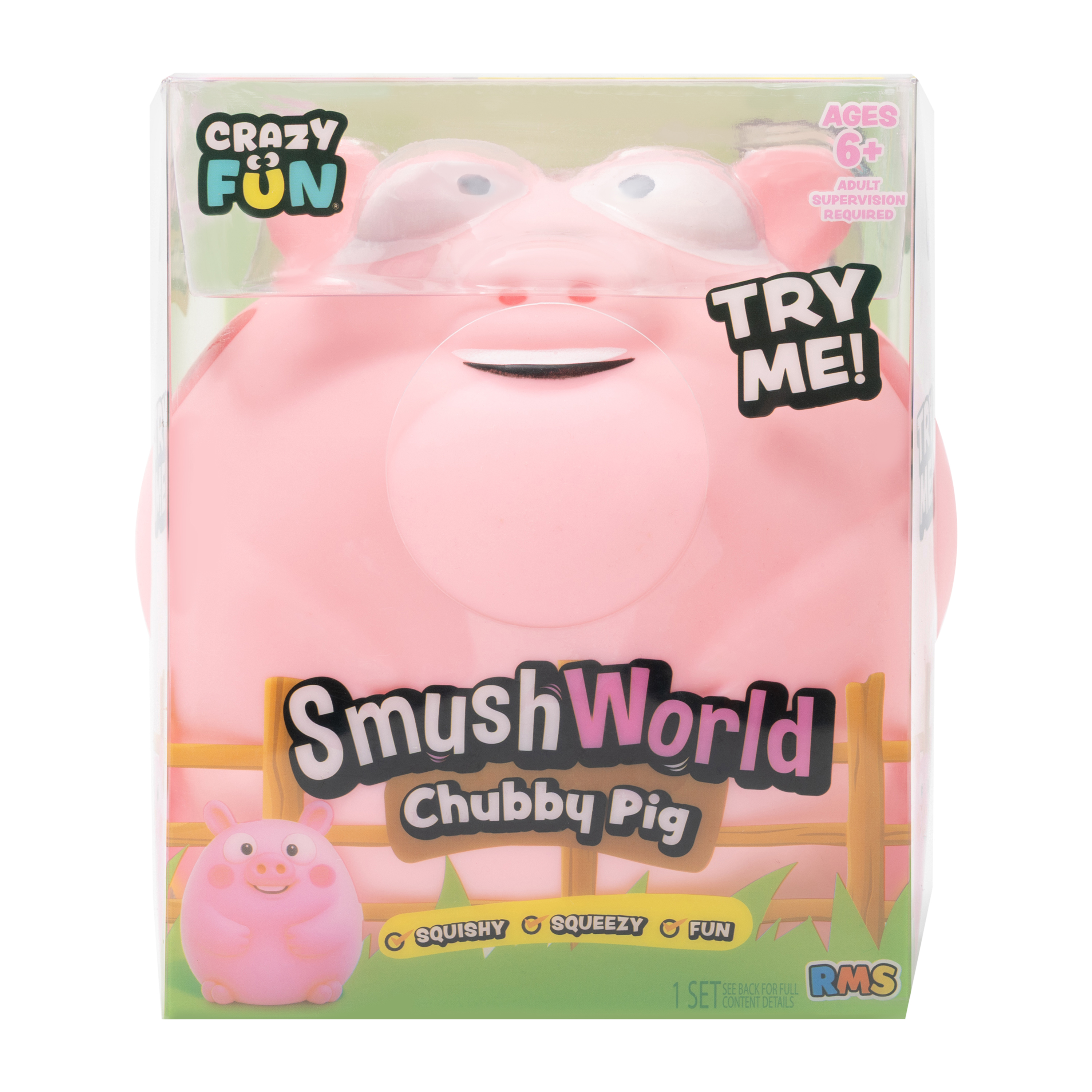 Smush World Chubby Pig Toy Set