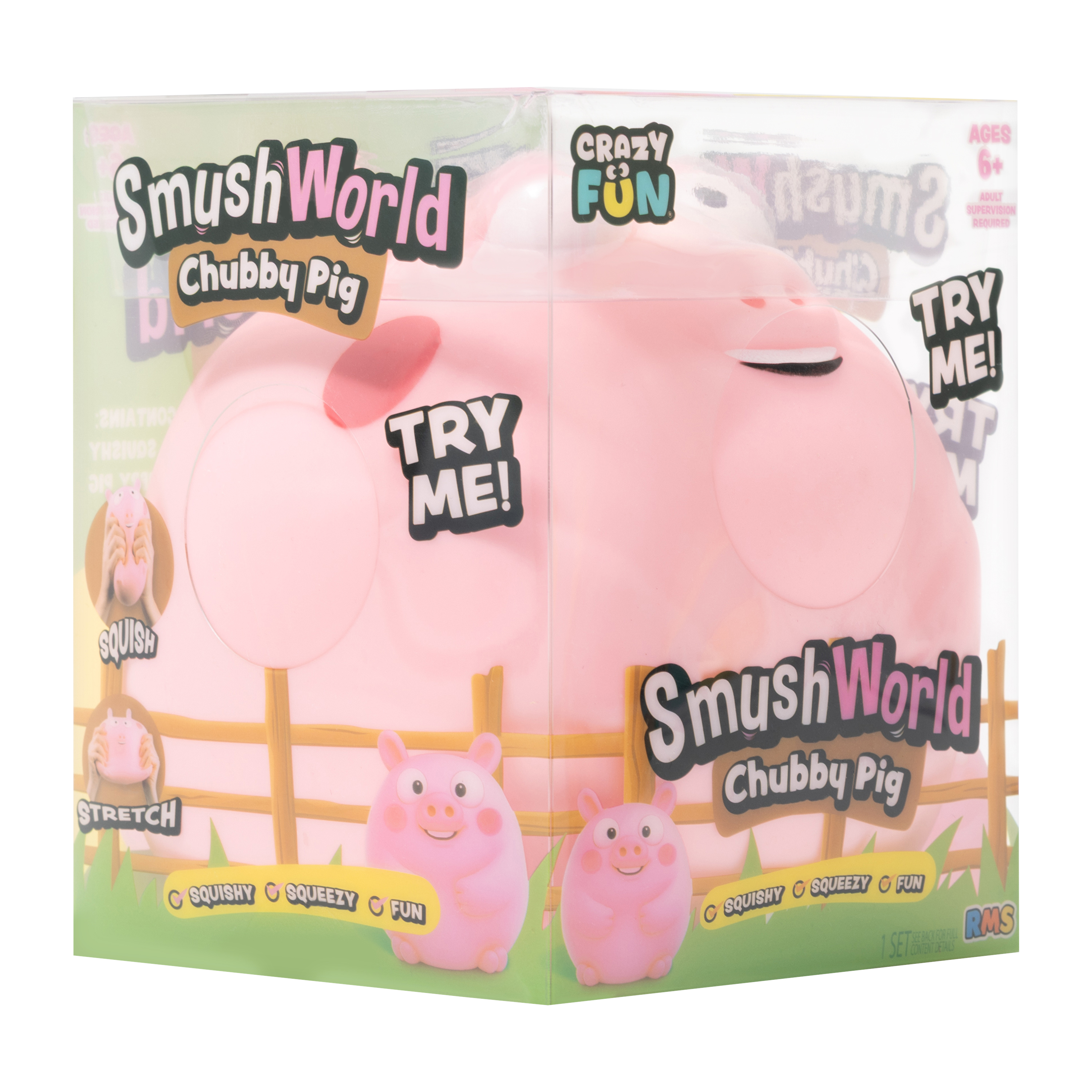 Smush World Chubby Pig Toy Set