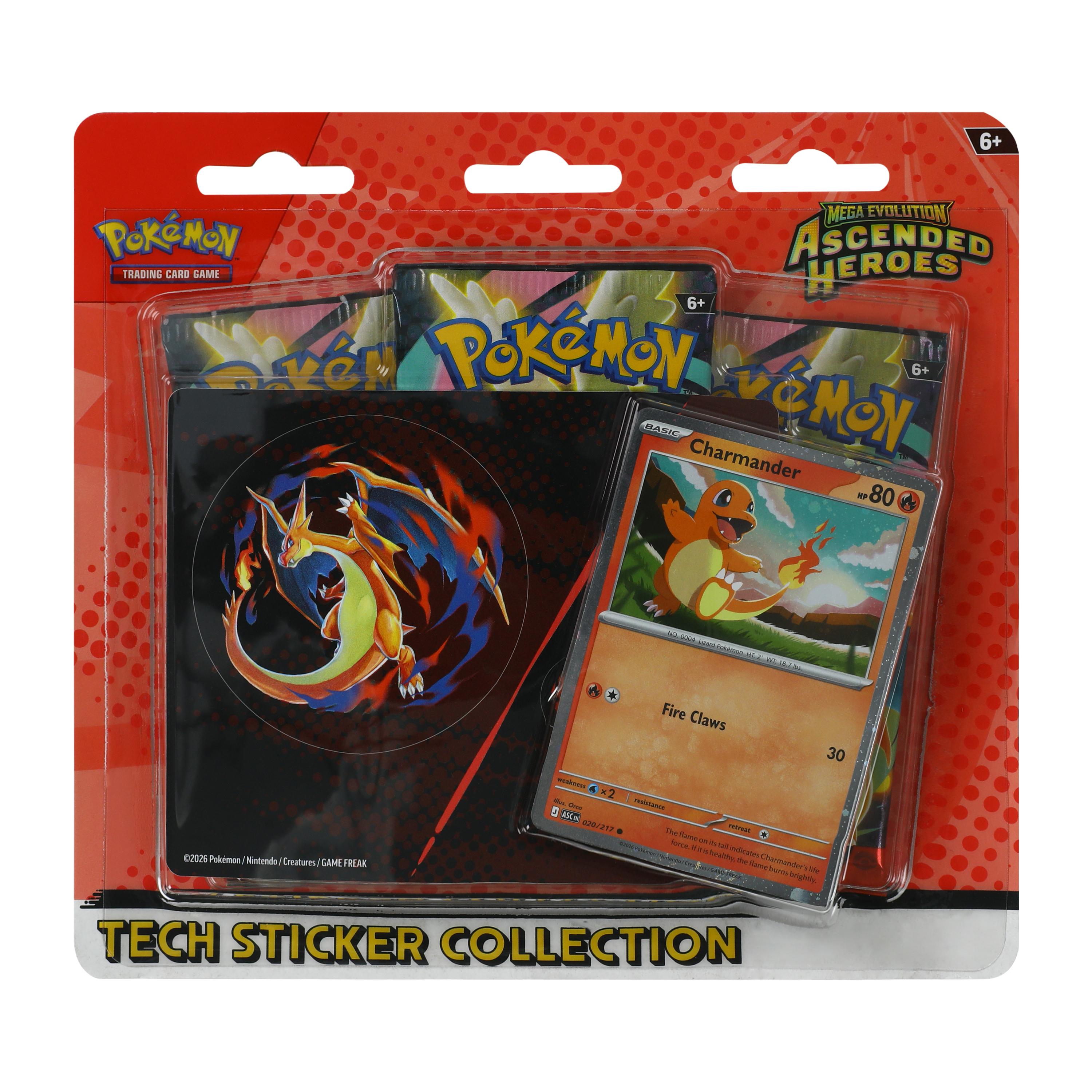 Pokémon™ Mega Evolution Ascended Heroes Tech Sticker Collection (Styles May Vary)