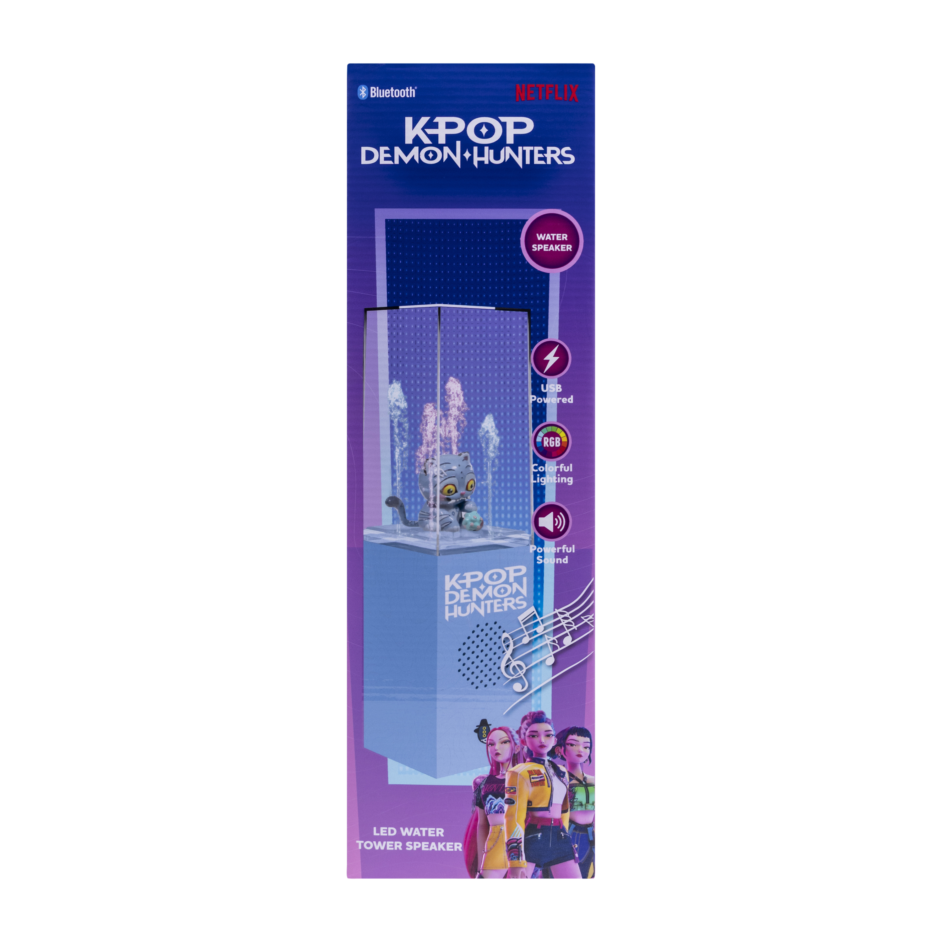 Bocina LED Torre Agua K-Pop Caza Demonios 6