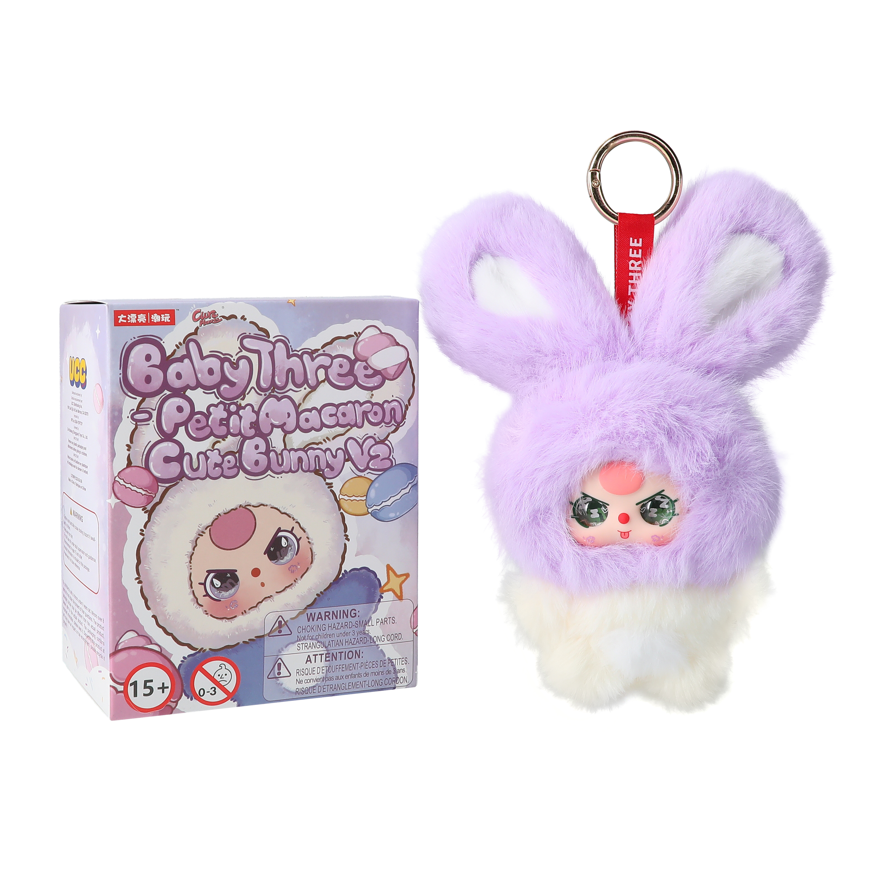 Baby Three Petit Macaron Cute Bunny V2 Toy (Styles May Vary)