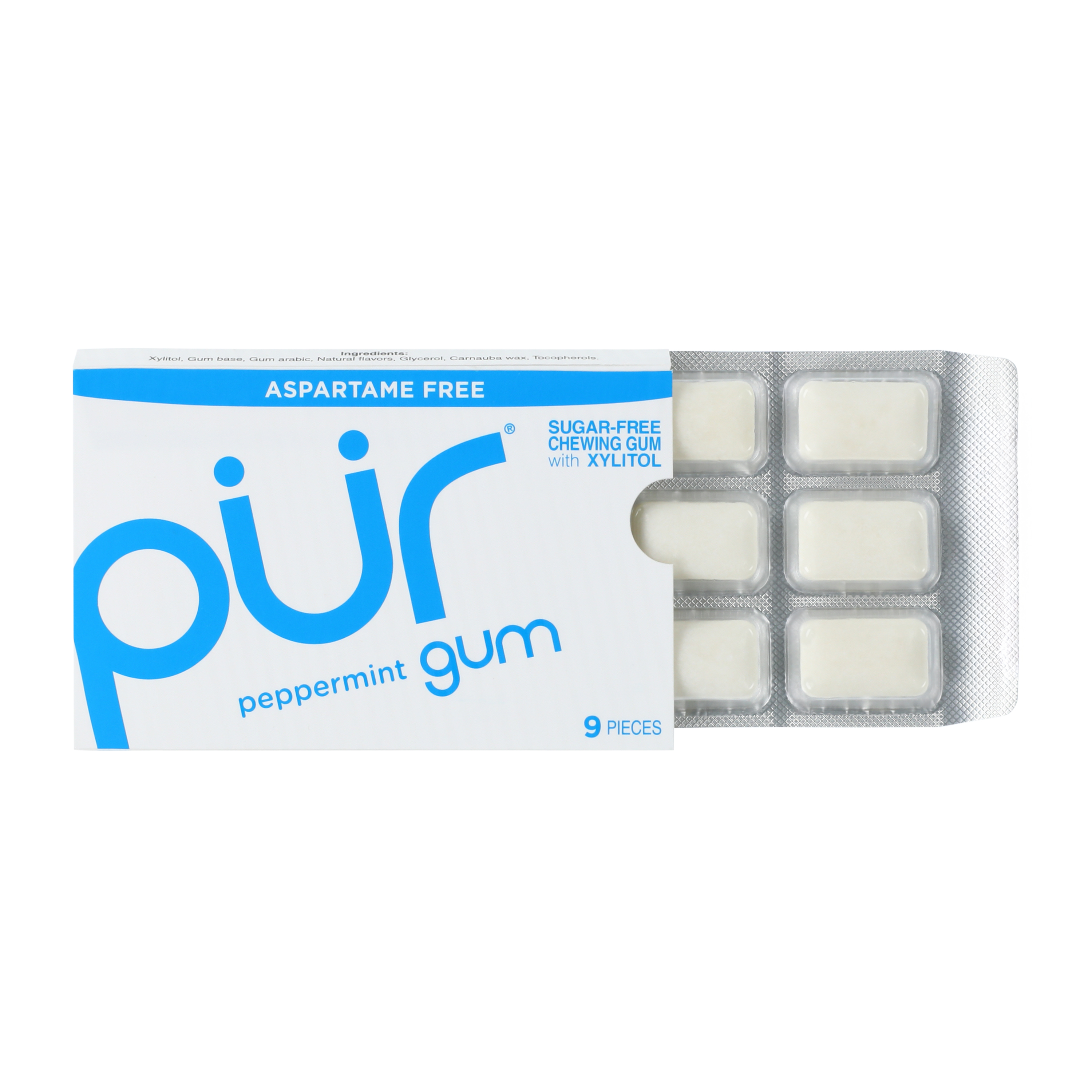 PUR® Peppermint Gum 9-Pack