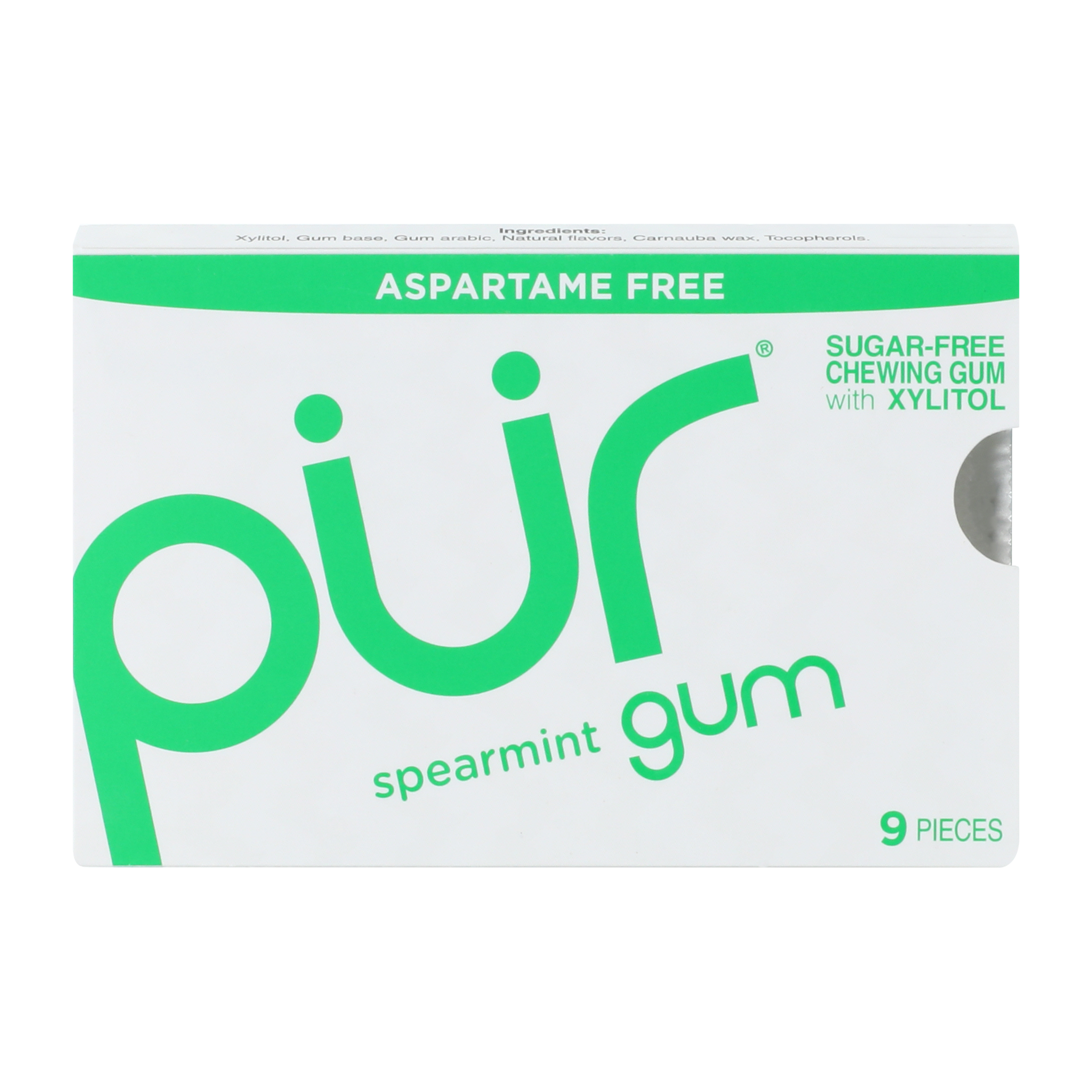 PUR® Spearmint Gum 9-Pack