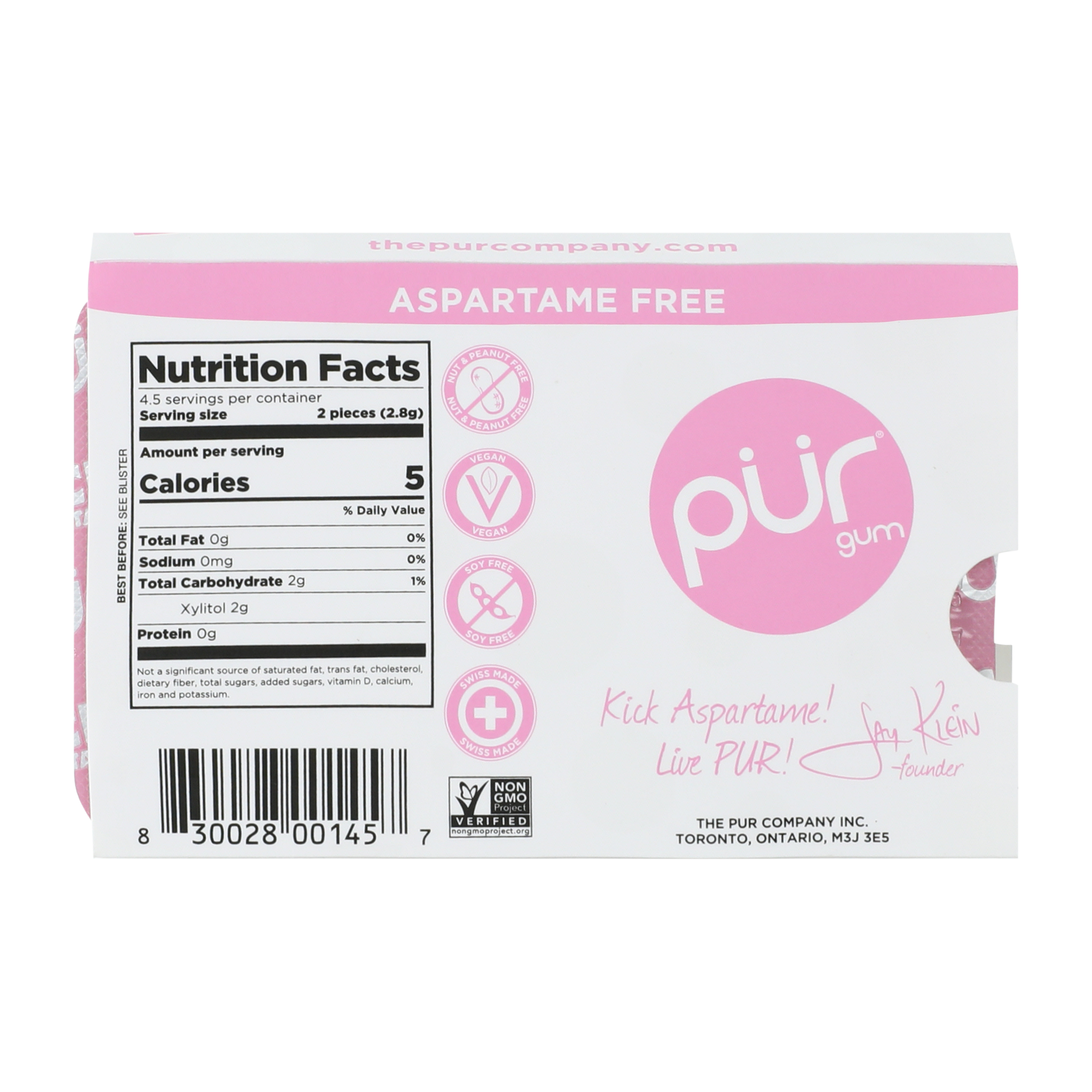 PUR® Bubble Gum 9-Pack