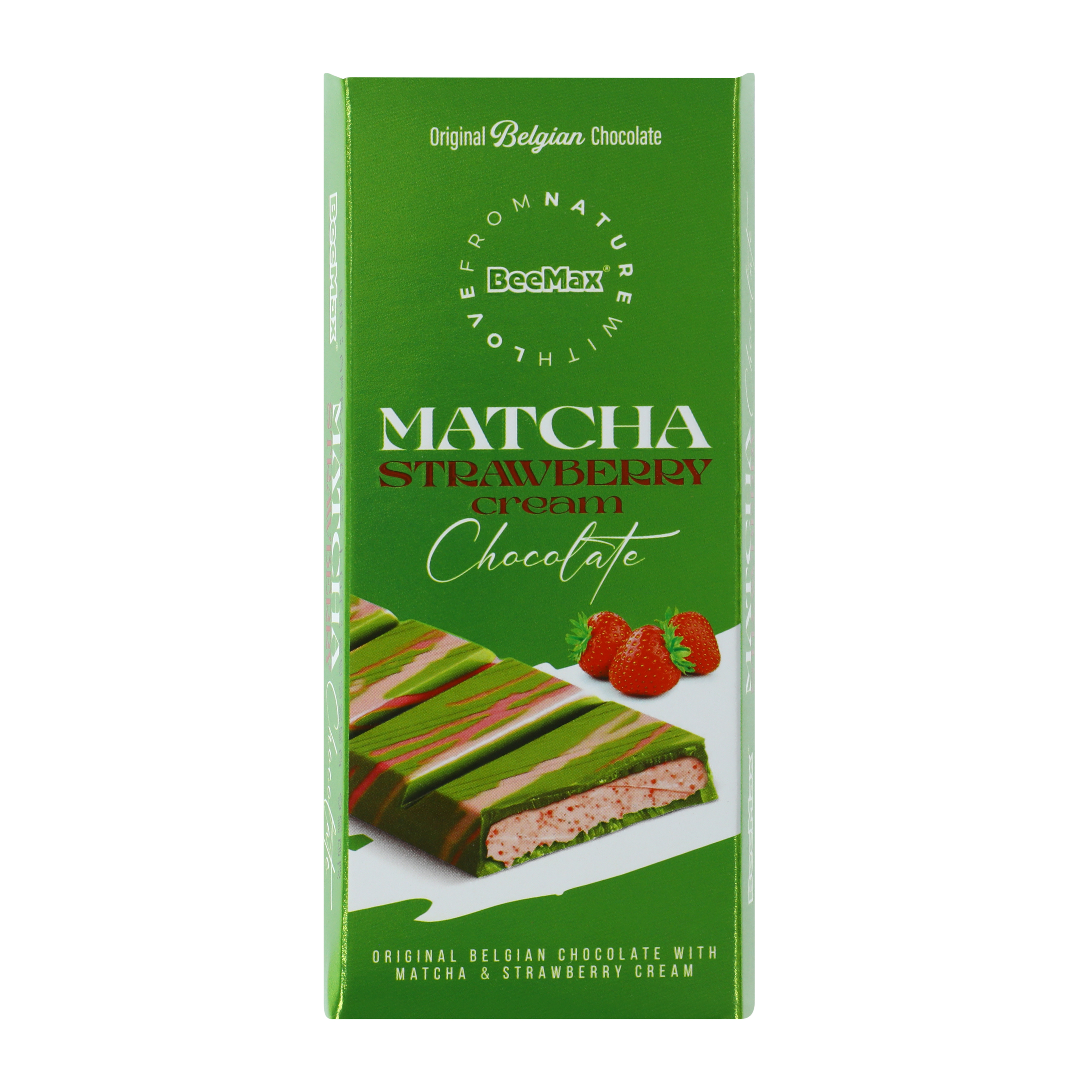 Beemax® Matcha Strawberry Cream Chocolate