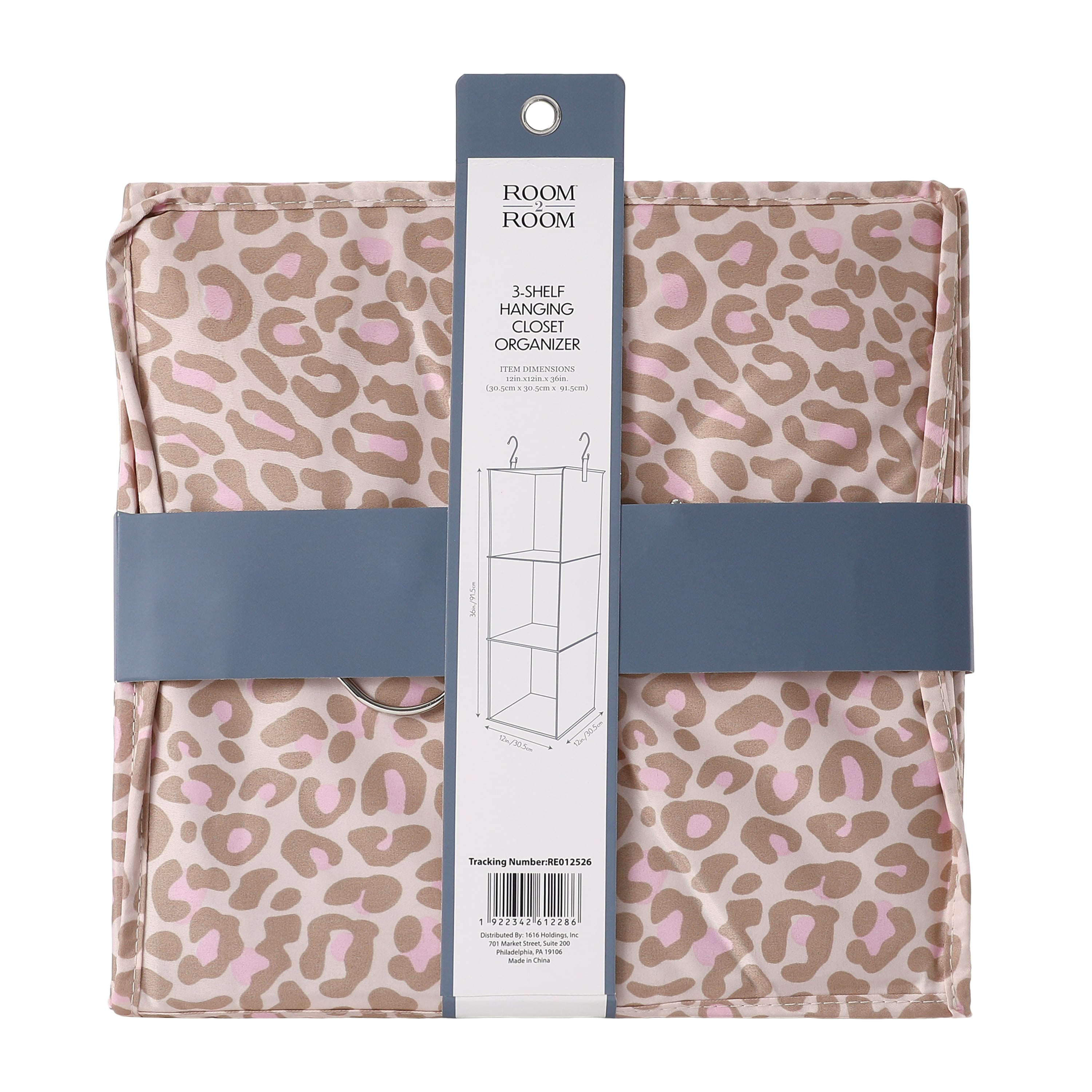 3-Shelf Hanging Closet Organizer