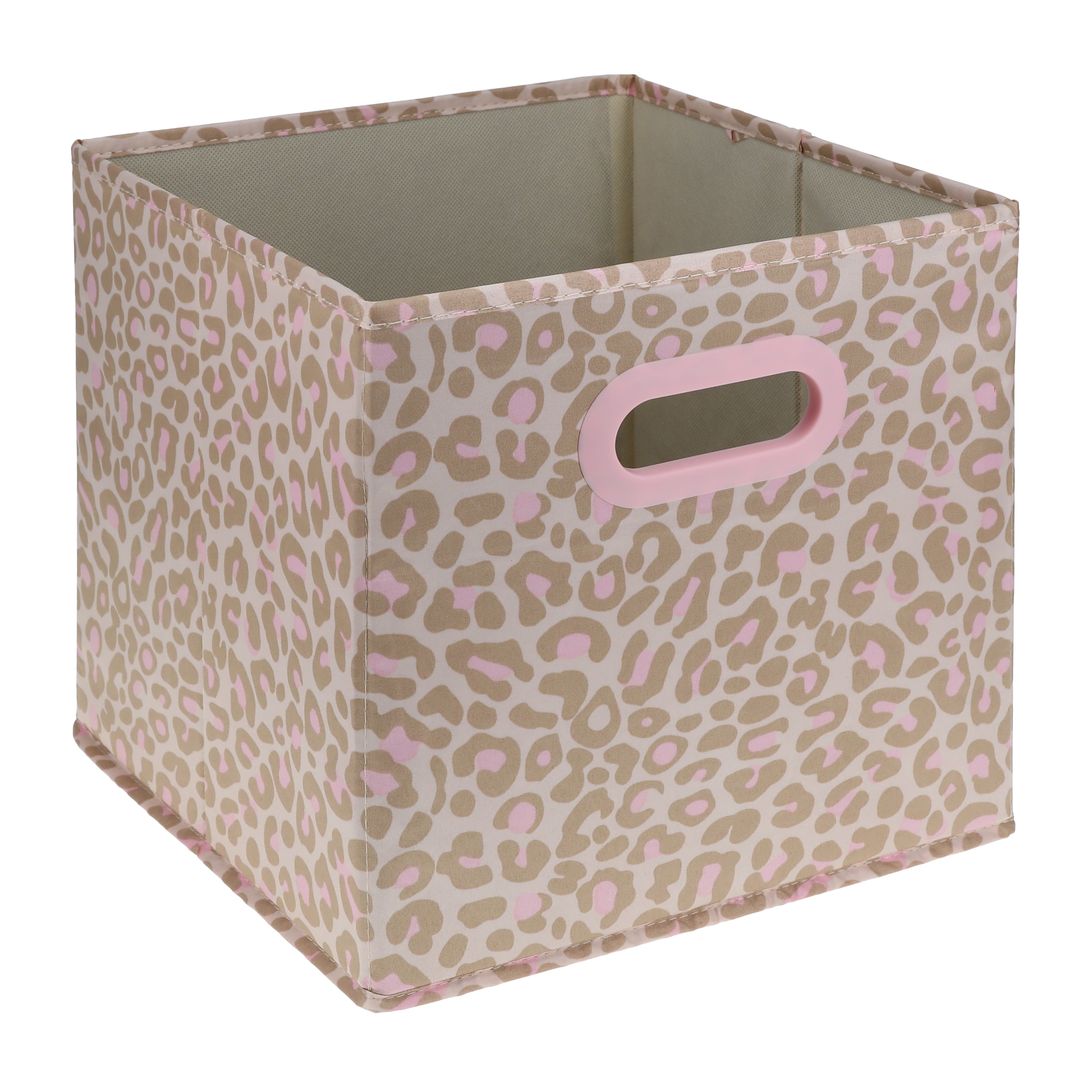 Cheetah Print Cube Storage Bins 2-Pack
