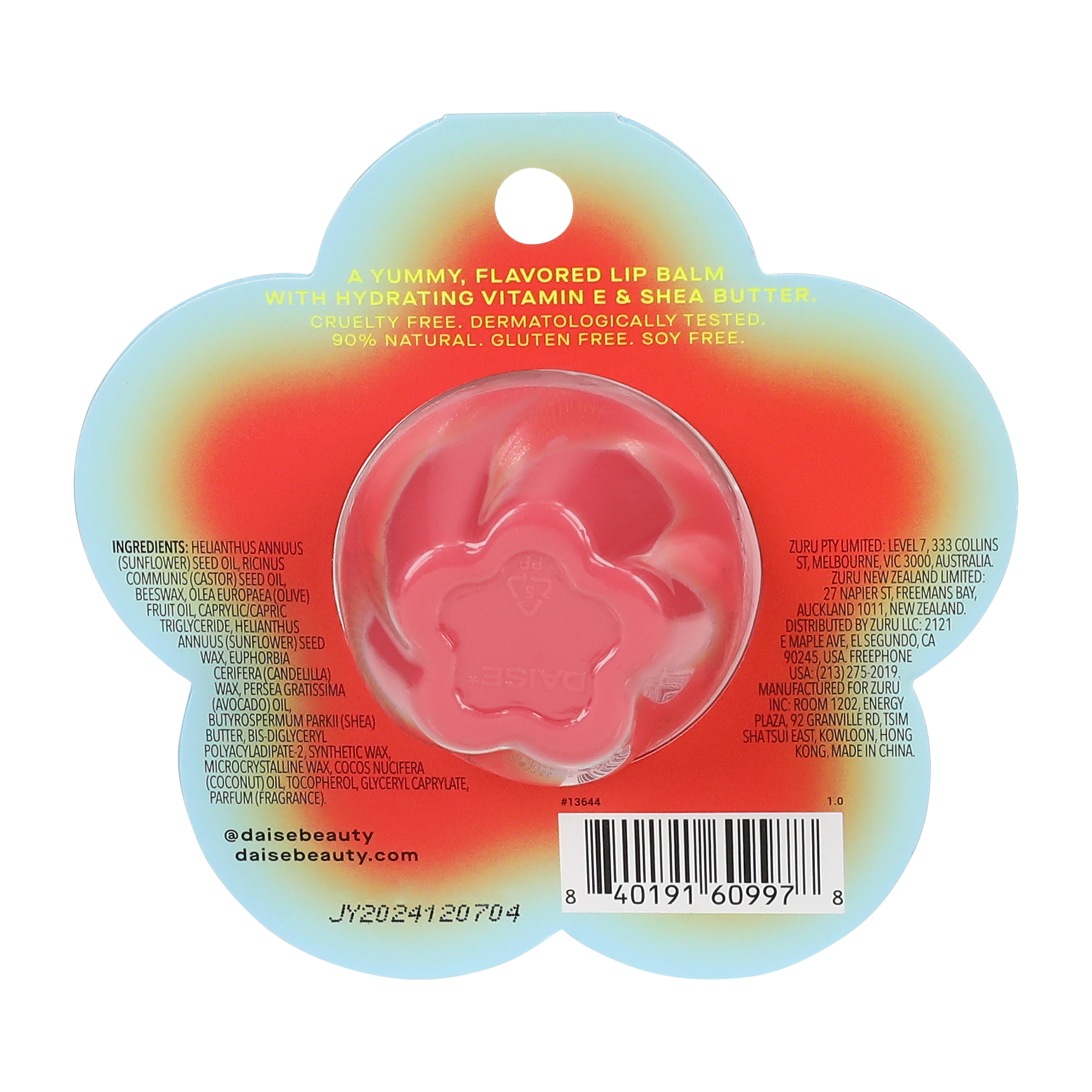 Daise* Strawberry Kiss Hydrating Lip Balm 0.2oz