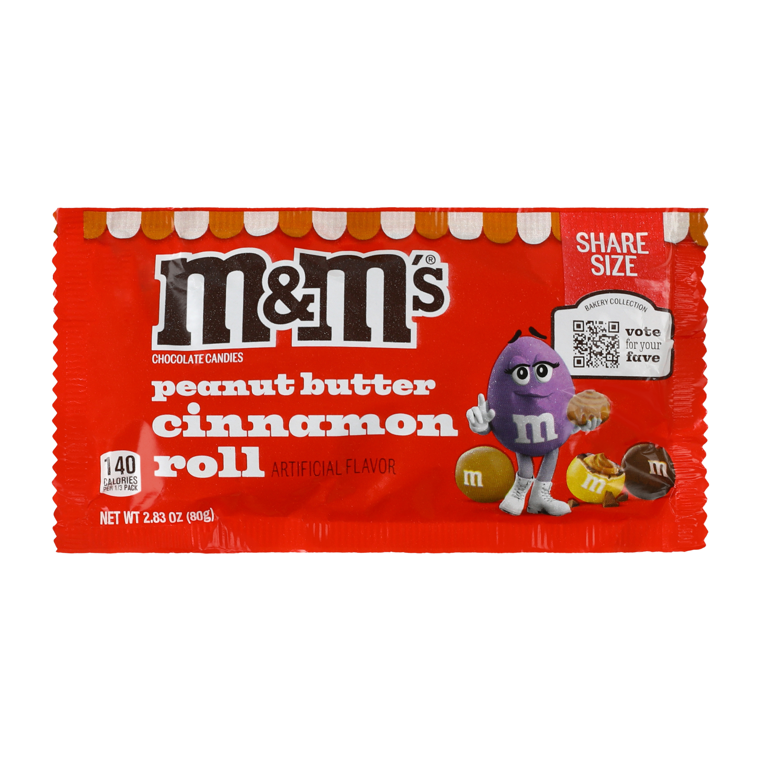 M&M's® Peanut Butter Cinnamon Roll Candies 3.2oz