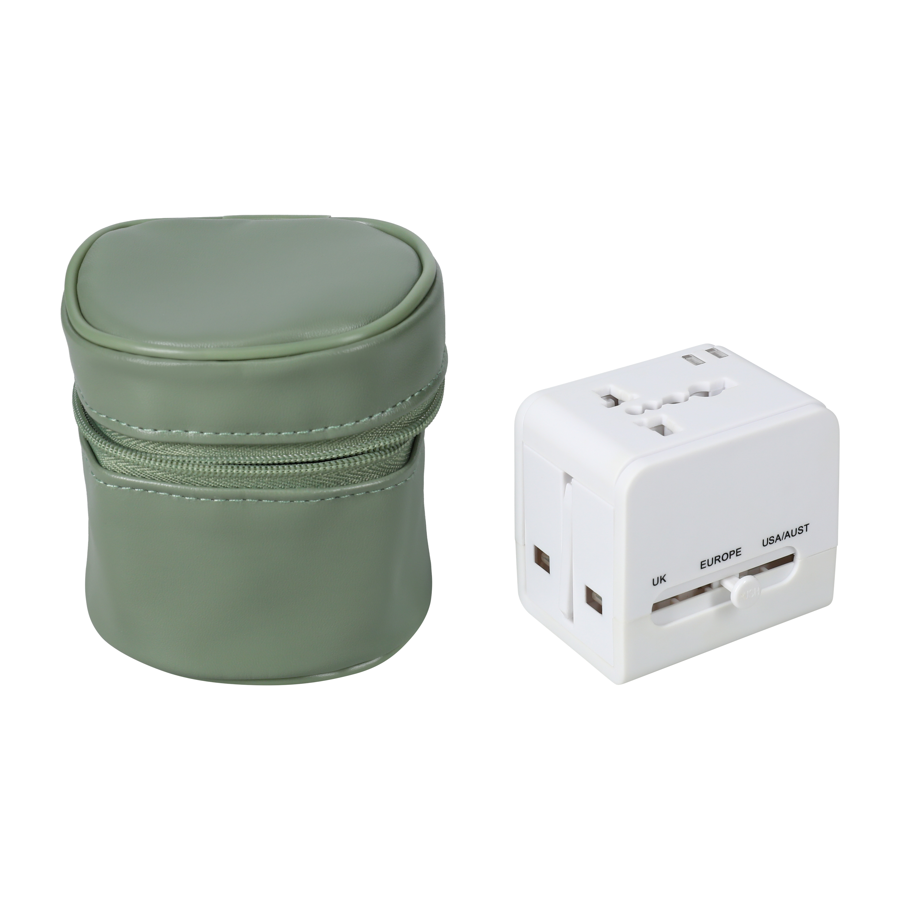 Travel Adapter With Portable Case