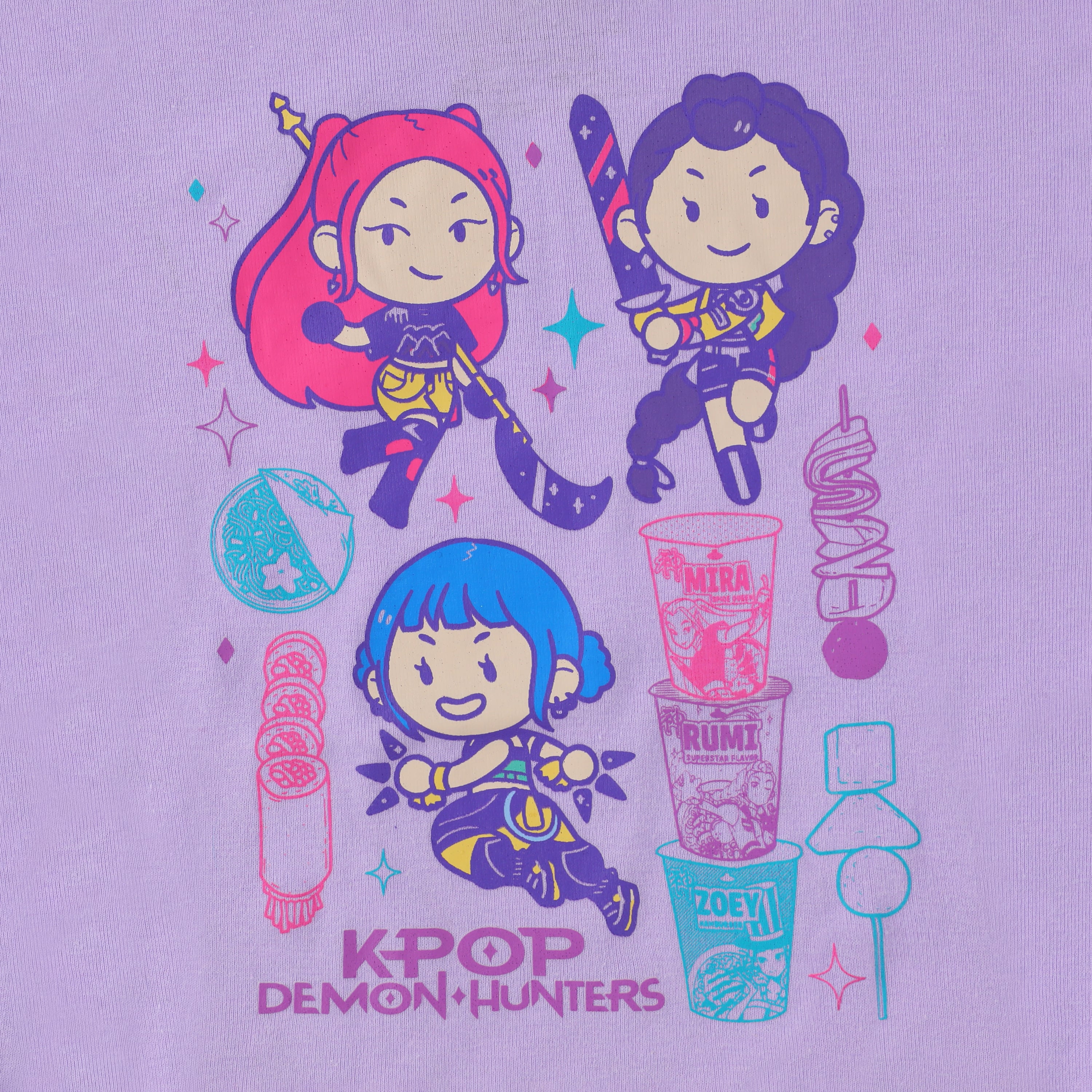 Juniors K-Pop Demon Hunters Girls Graphic Tee