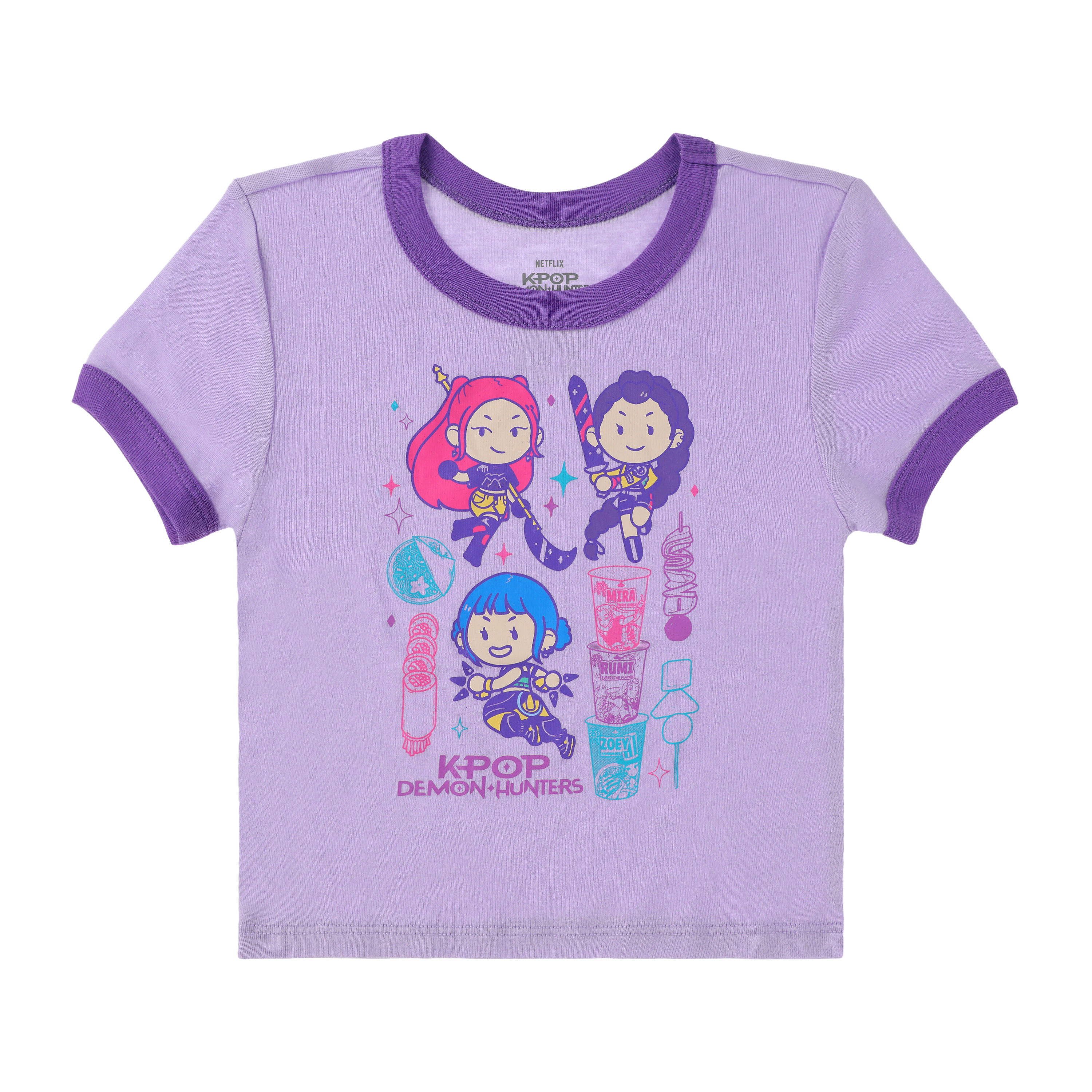 Juniors K-Pop Demon Hunters Girls Graphic Tee