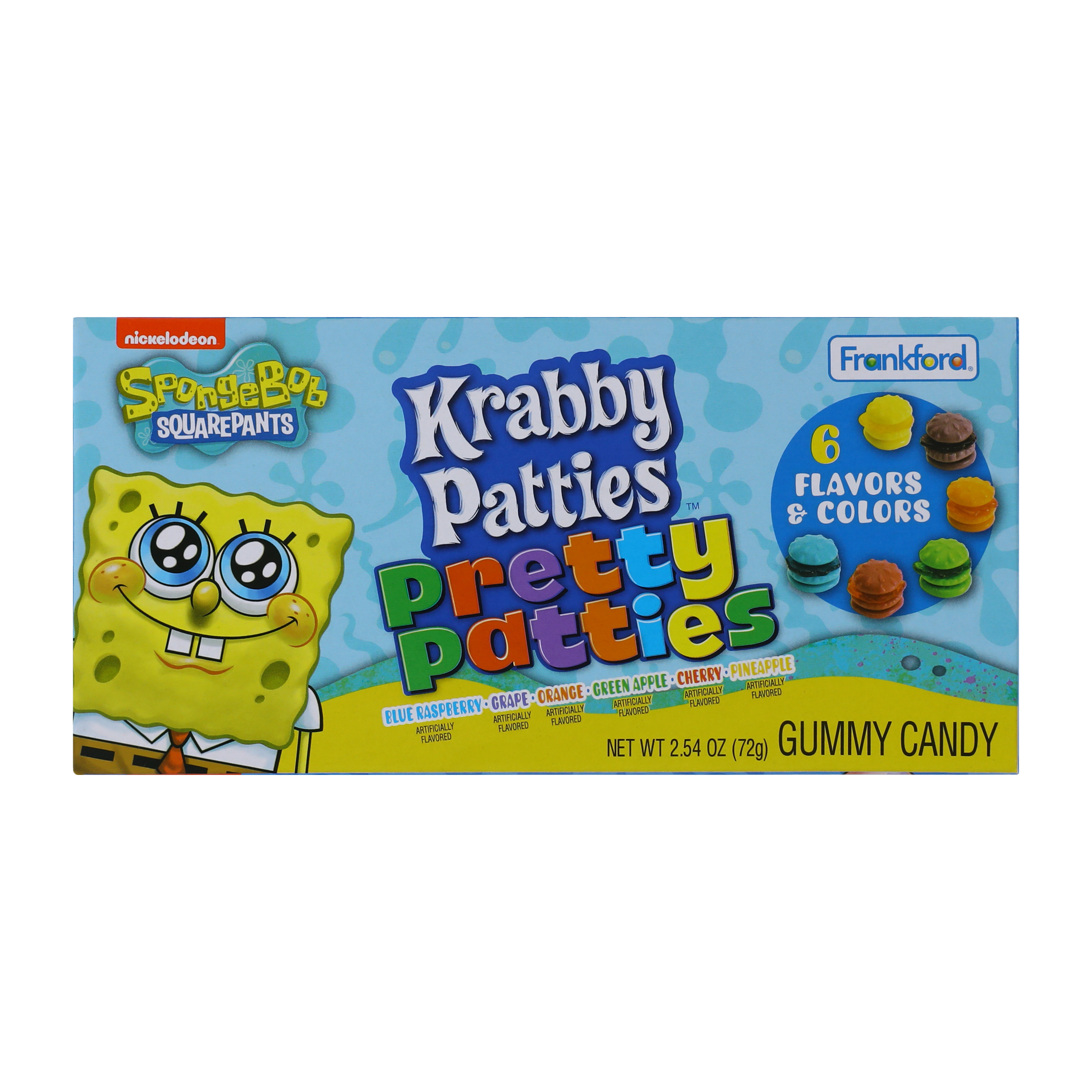 Nickelodeon SpongeBob SquarePants Krabby Patties™ Pretty Patties Gummy Candy 2.5oz
