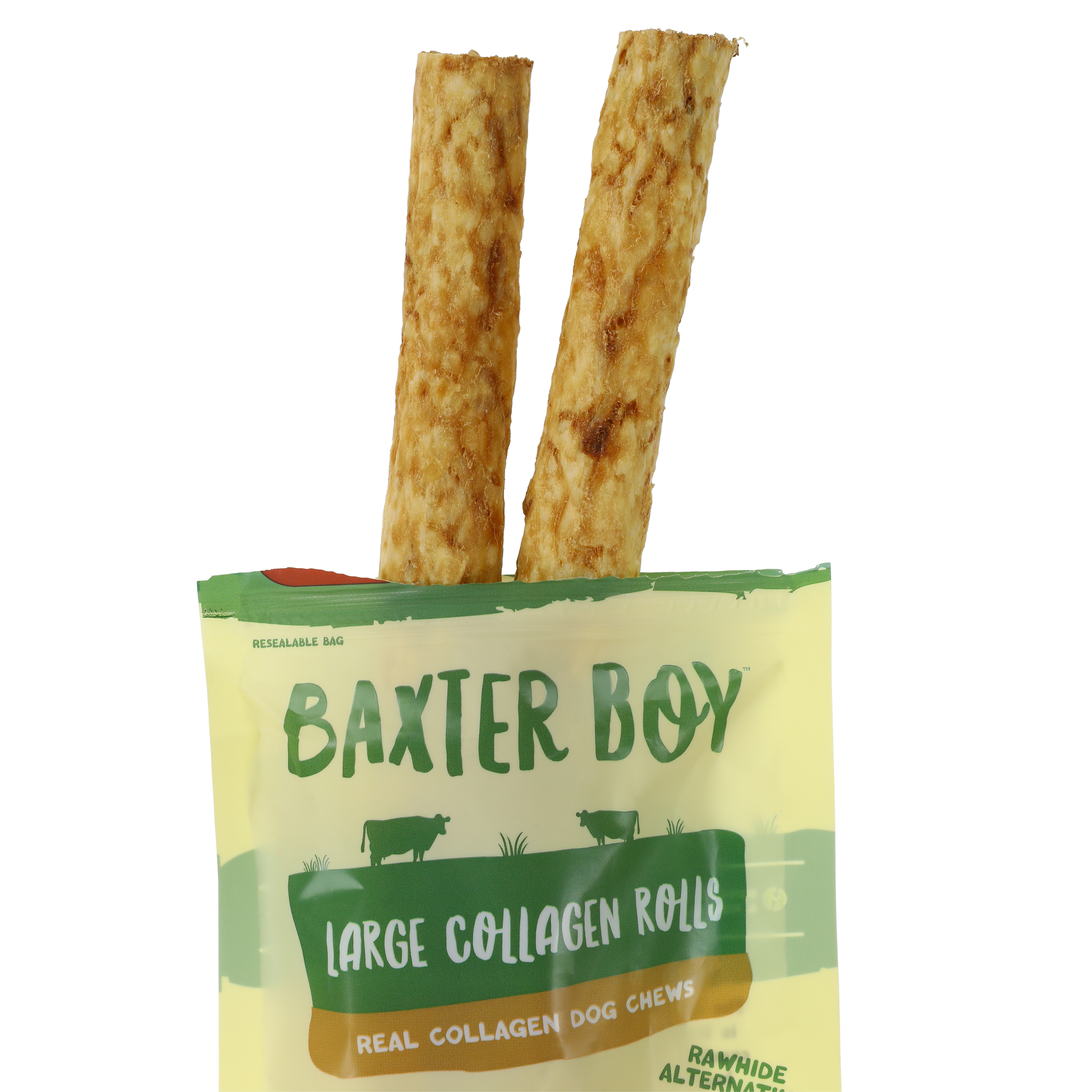 Baxter Boy™ Beef Large Collagen Rolls Dog Chews 2-Pack 4.3oz