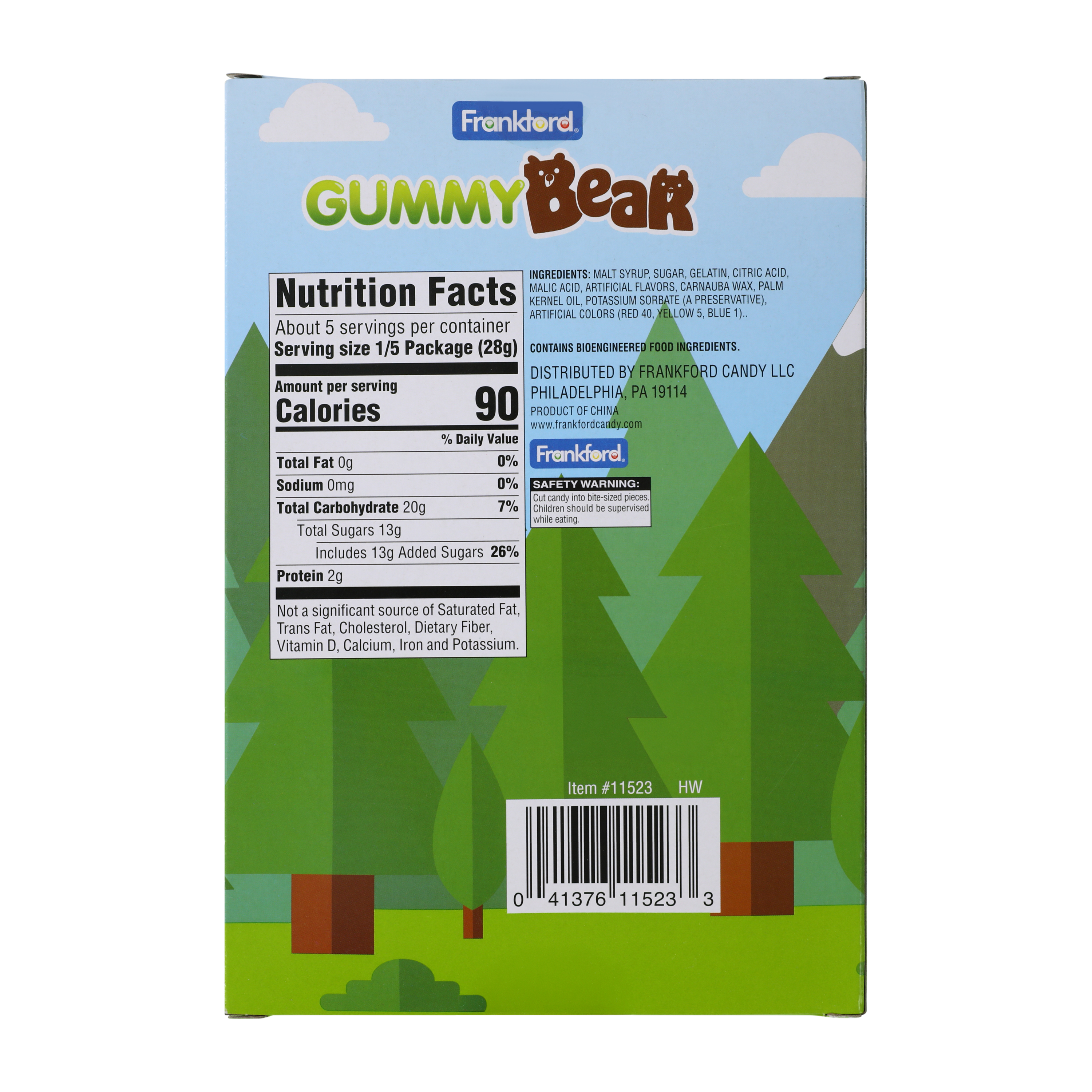 Gummy Bear Candy 5.3oz
