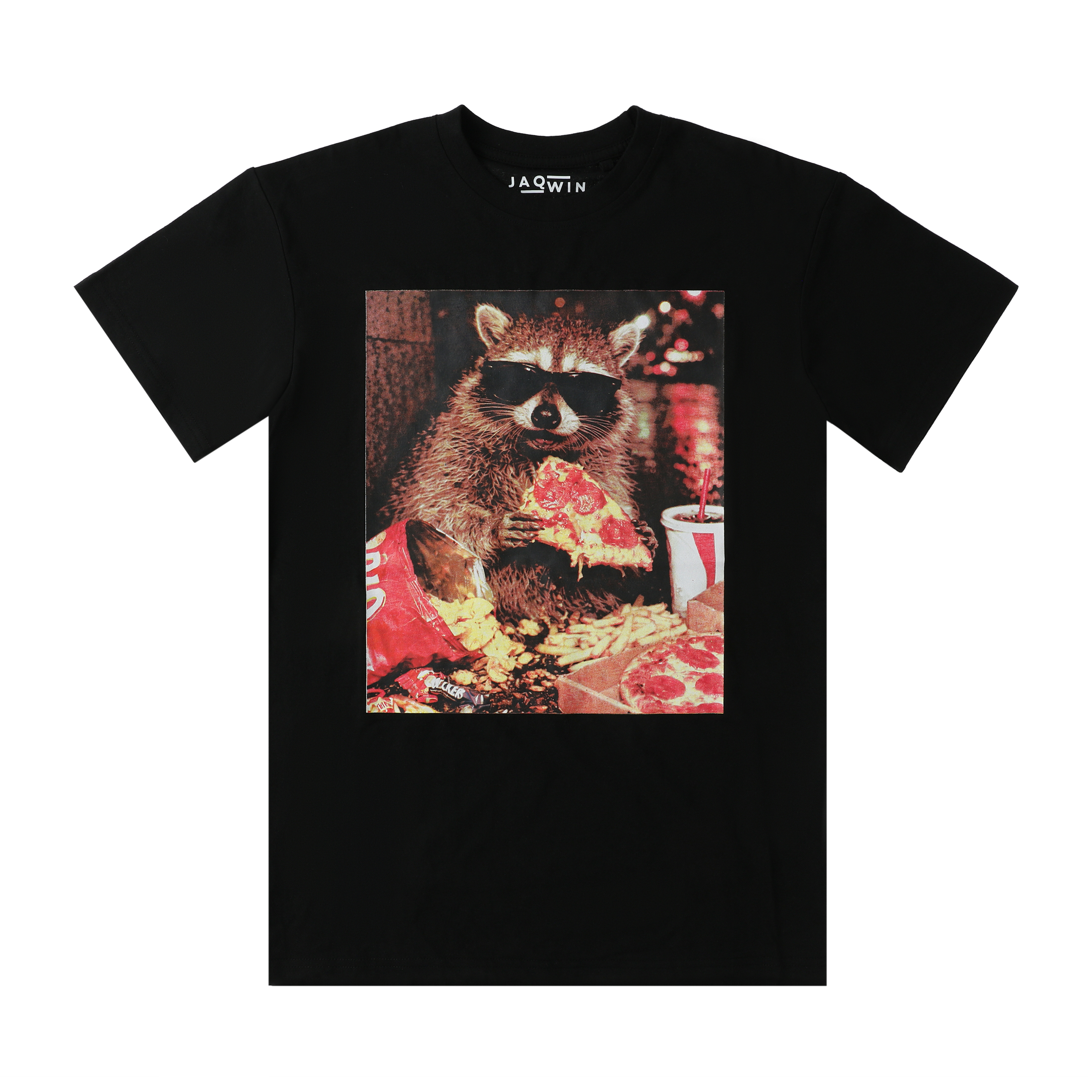 Pizza Raccoon Graphic Tee
