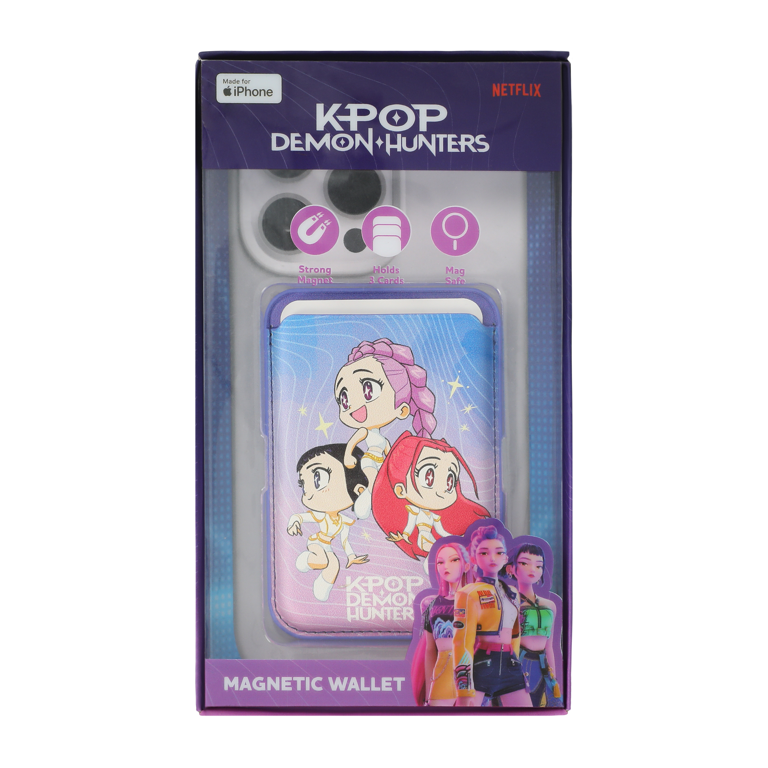 Netflix K-Pop Demon Hunters Phone Magnetic Wallet