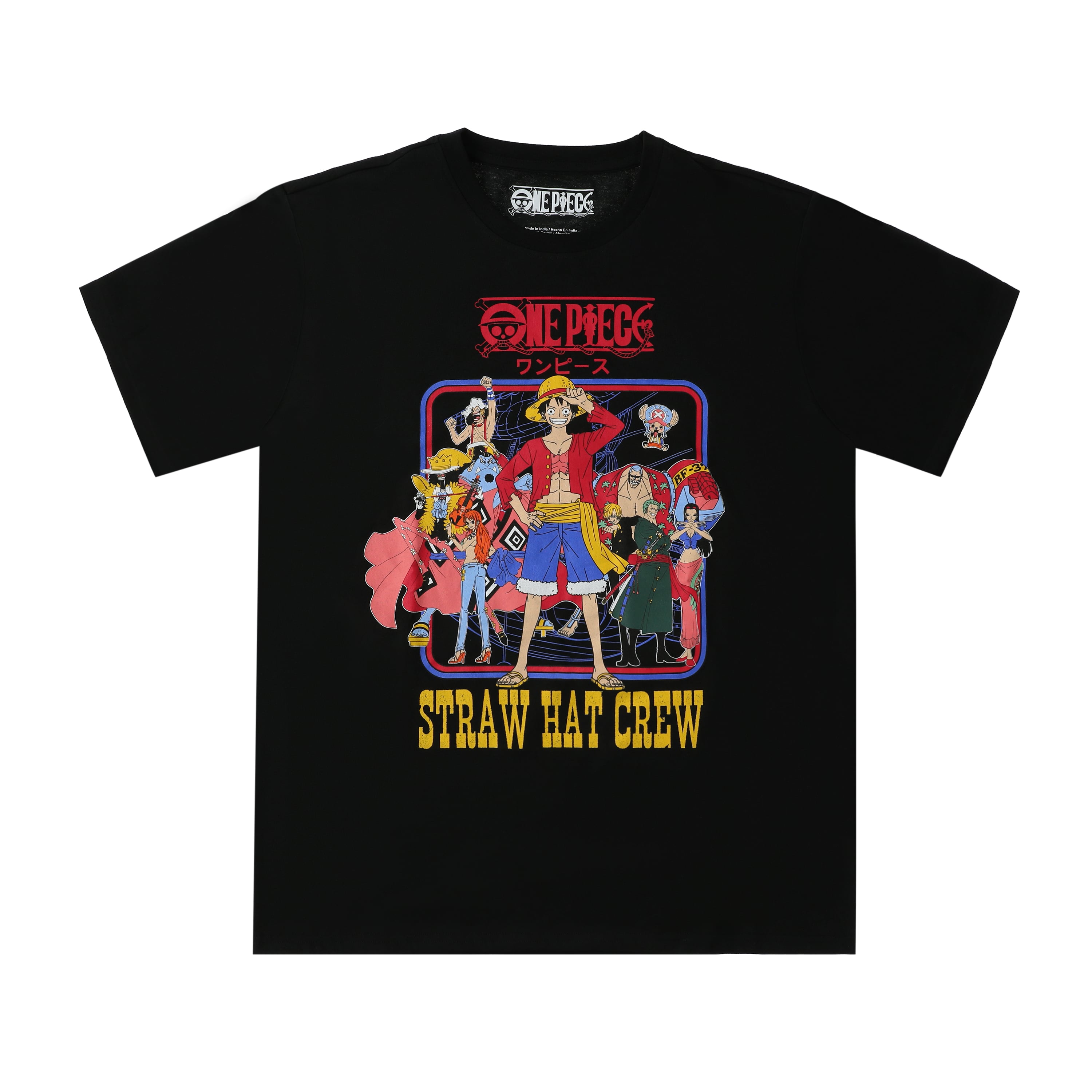 One Piece Straw Hat Crew Graphic Tee