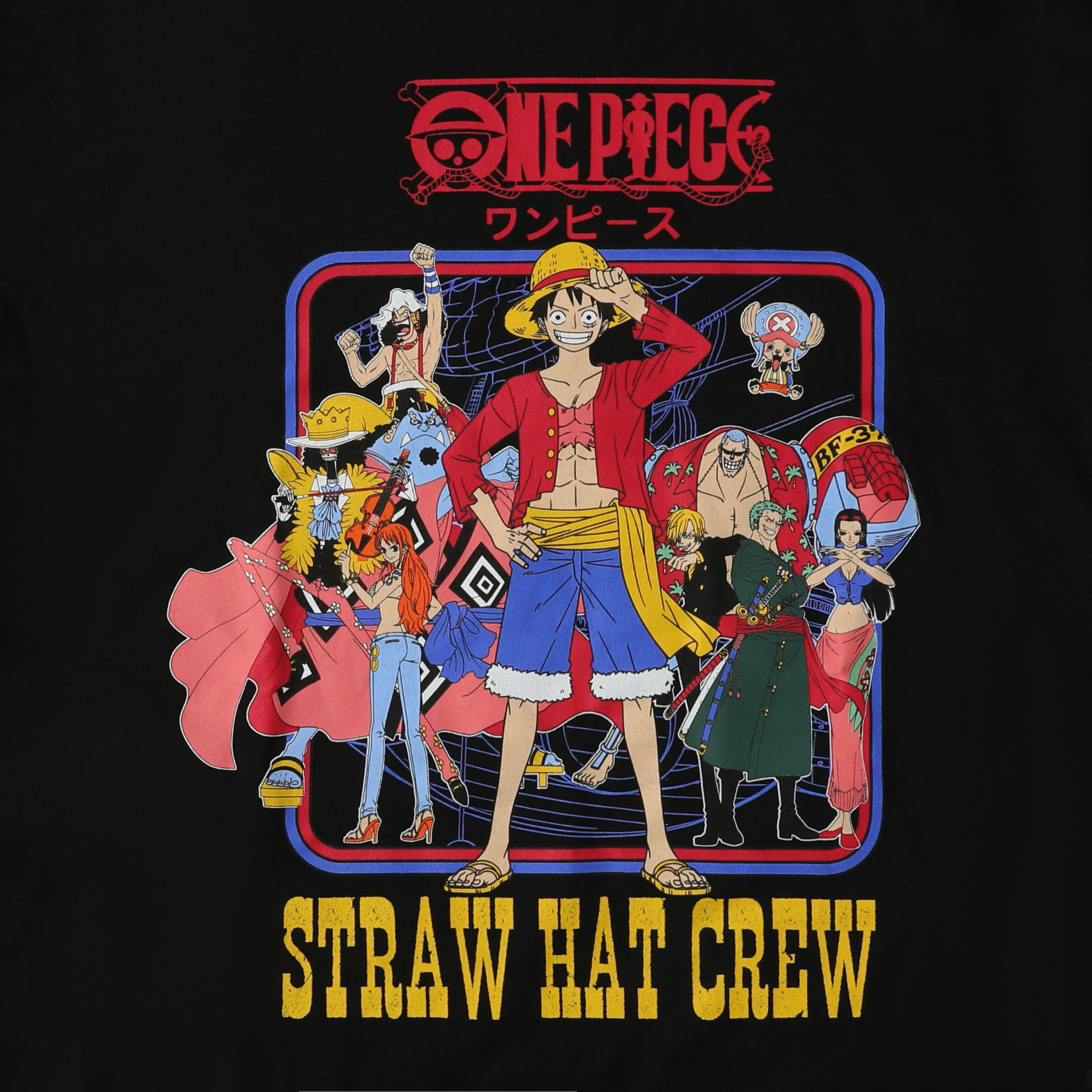 One Piece Straw Hat Crew Graphic Tee