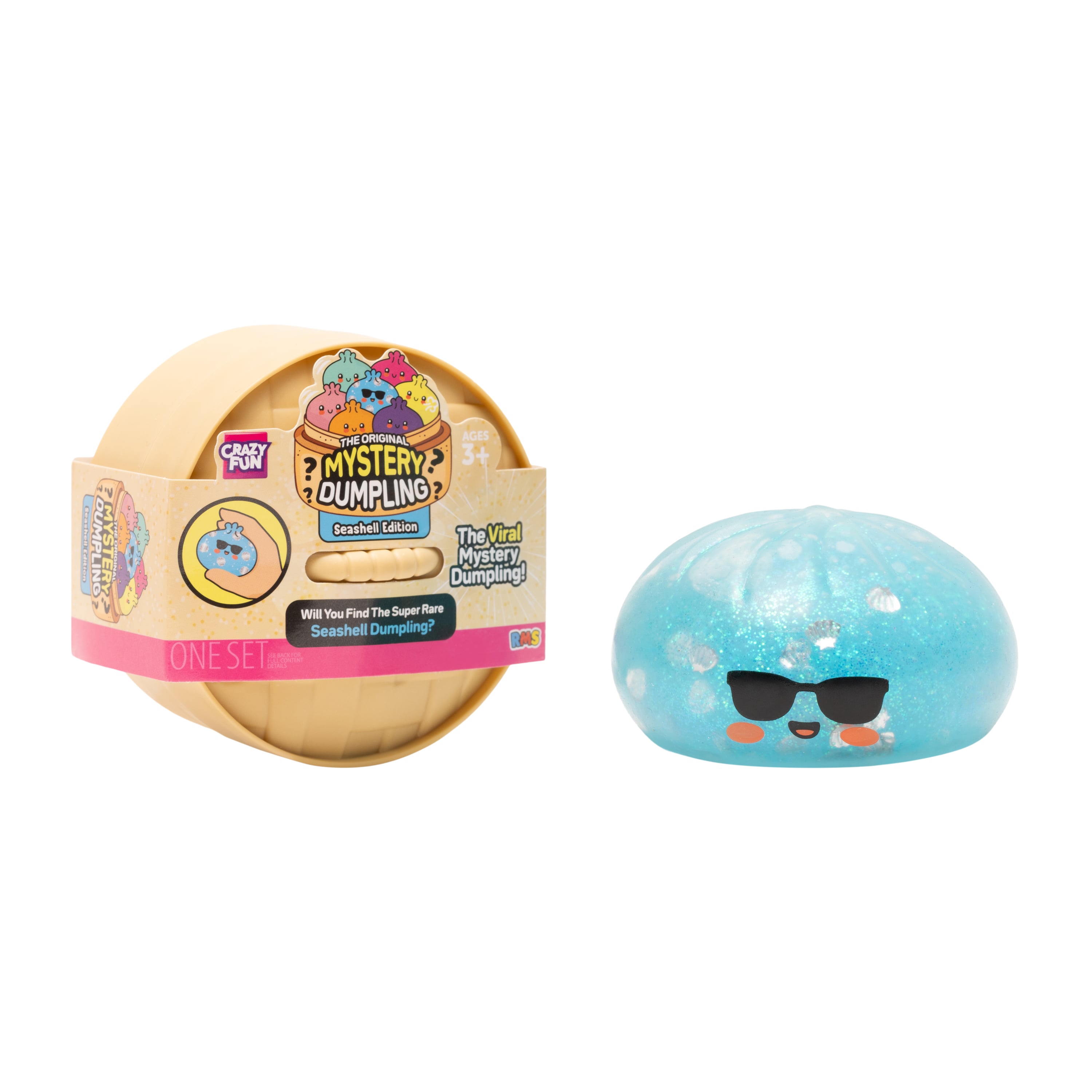 Crazy Fun® Mystery Seashell Squishy Bun Set | Five Below