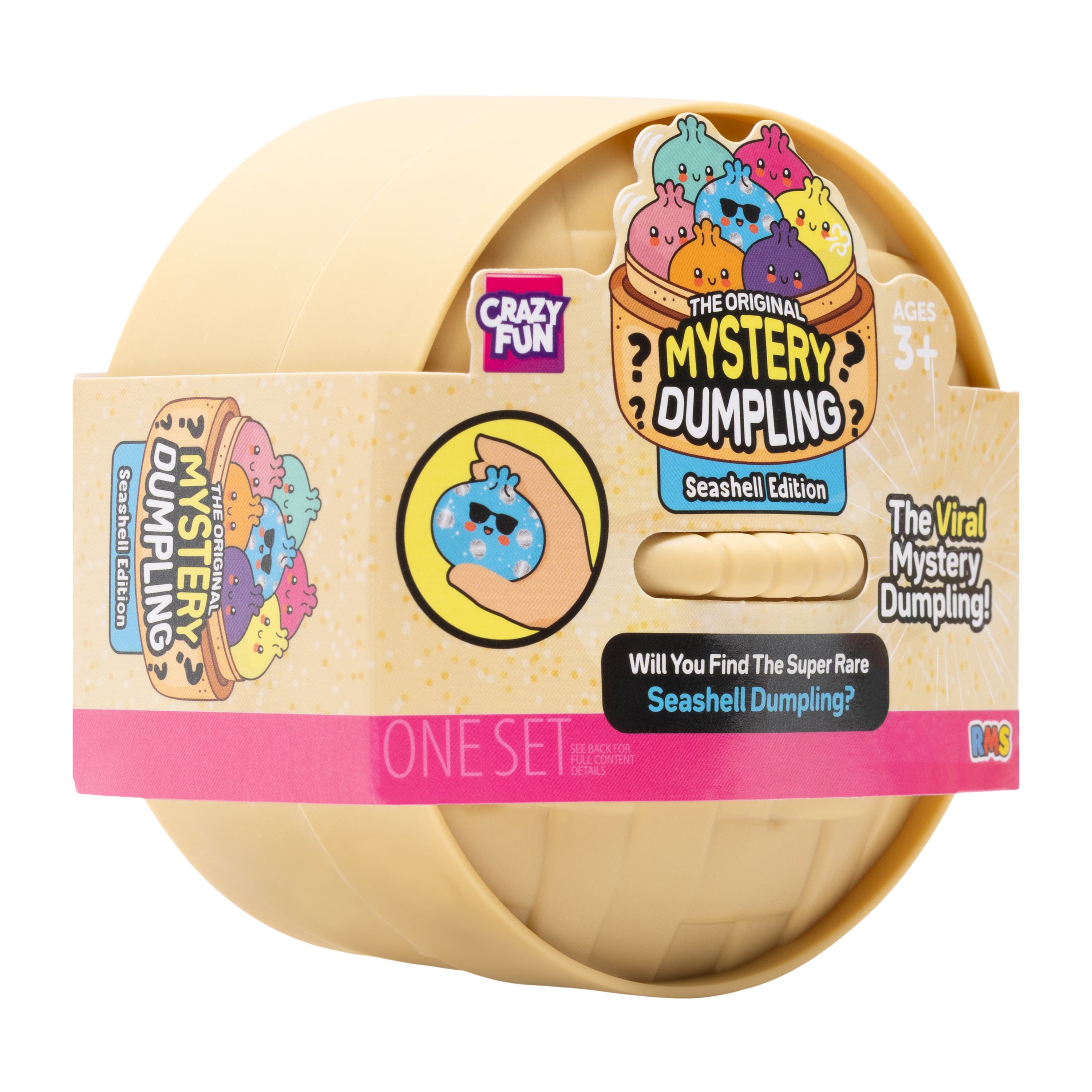 Crazy Fun® Mystery Seashell Squishy Bun Set